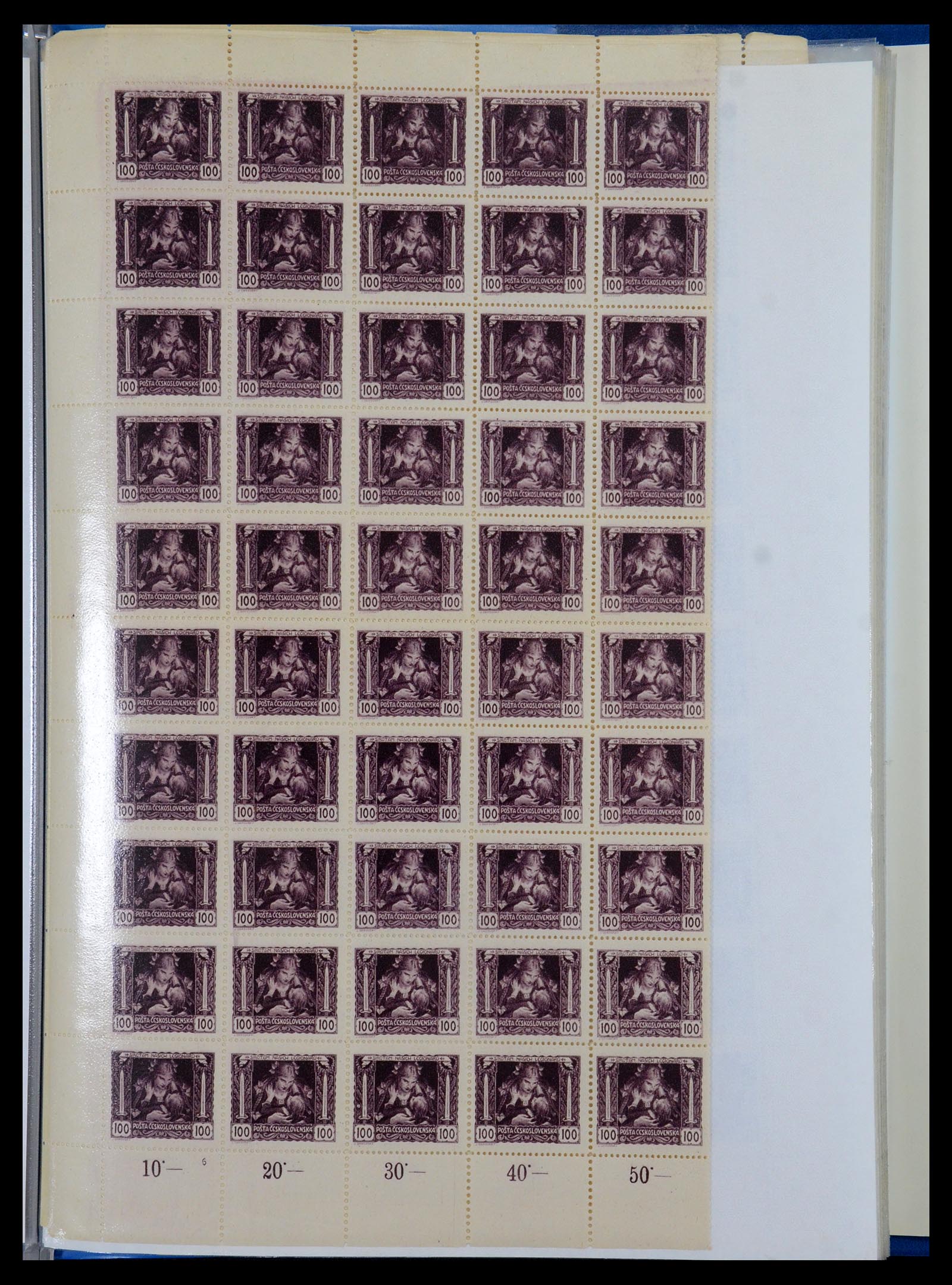 35826 003 - Stamp Collection 35826 Czechoslovakia 1919.