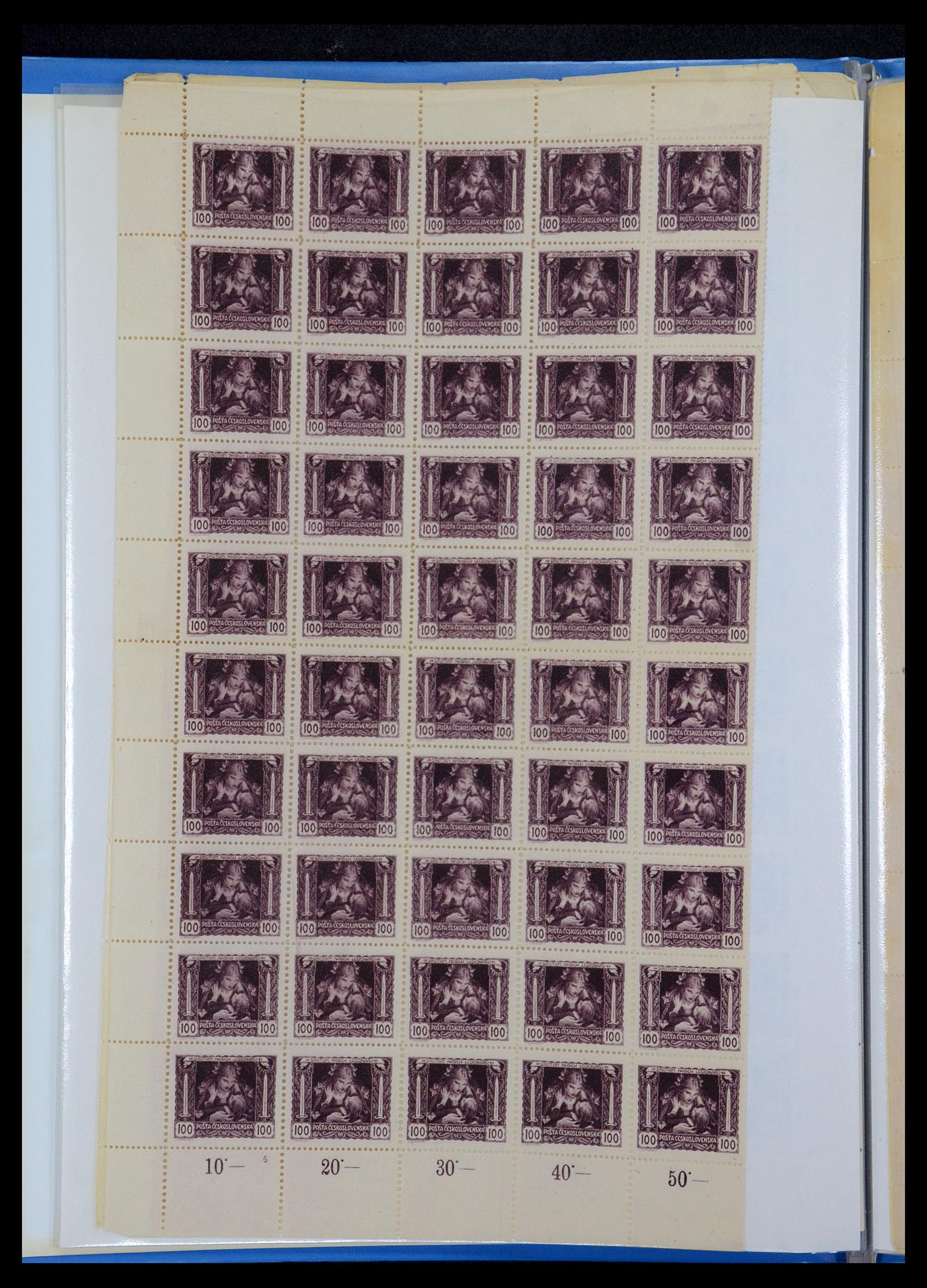 35826 004 - Stamp Collection 35826 Czechoslovakia 1919.