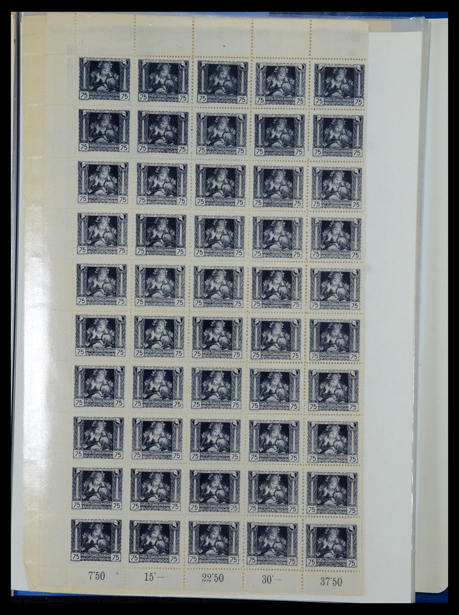 35826 007 - Stamp Collection 35826 Czechoslovakia 1919.