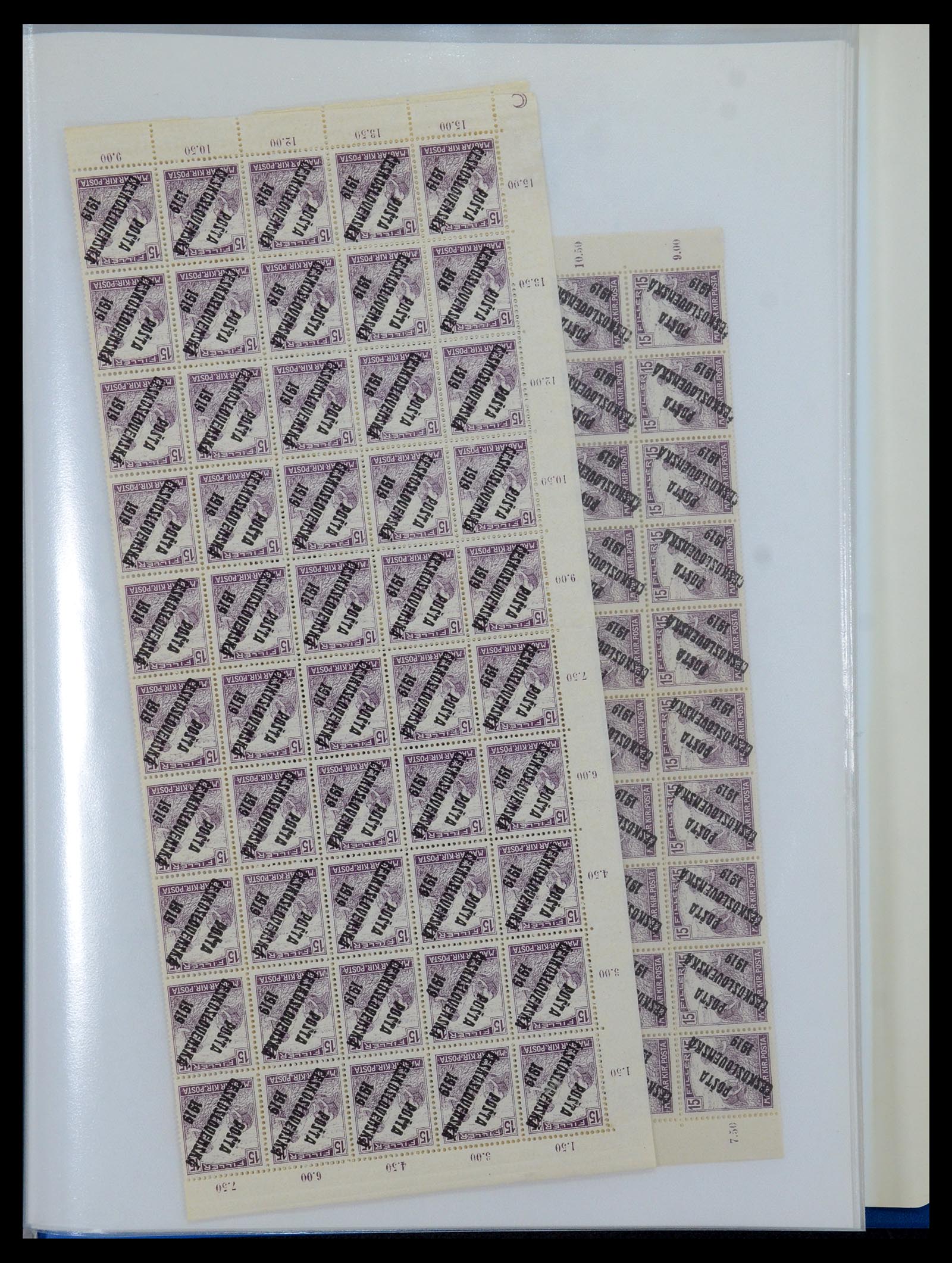 35826 015 - Stamp Collection 35826 Czechoslovakia 1919.