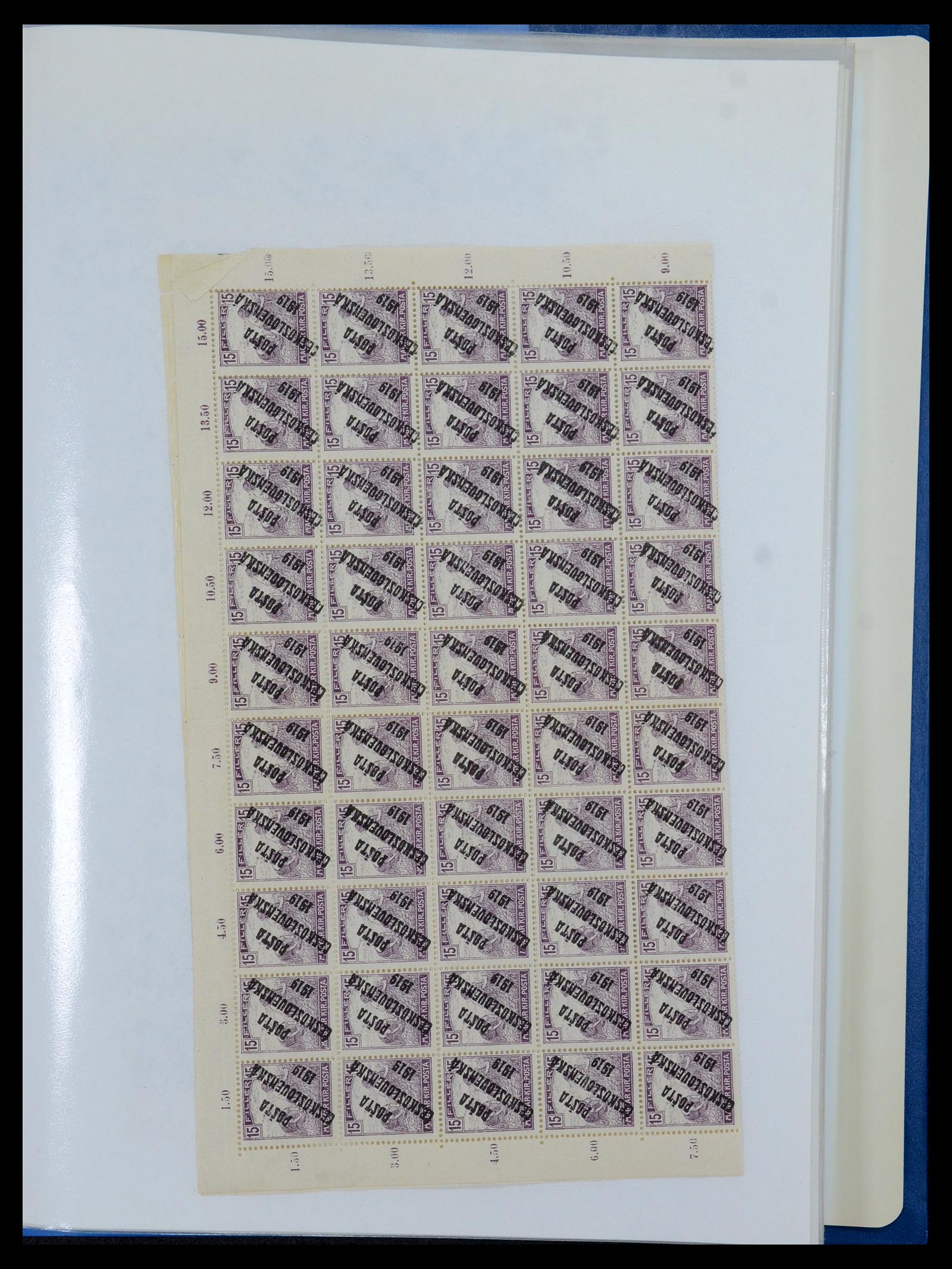 35826 017 - Stamp Collection 35826 Czechoslovakia 1919.