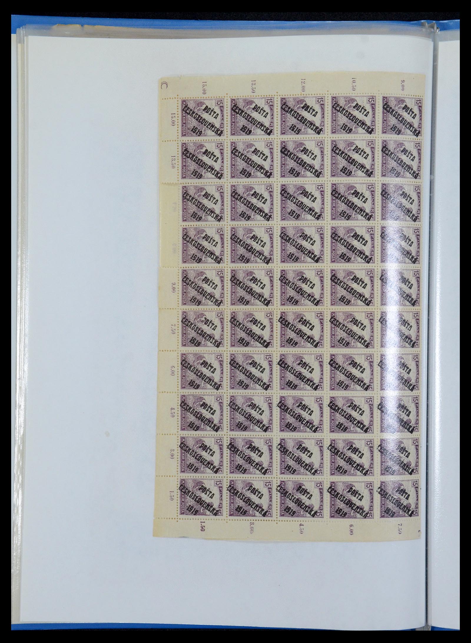 35826 020 - Stamp Collection 35826 Czechoslovakia 1919.