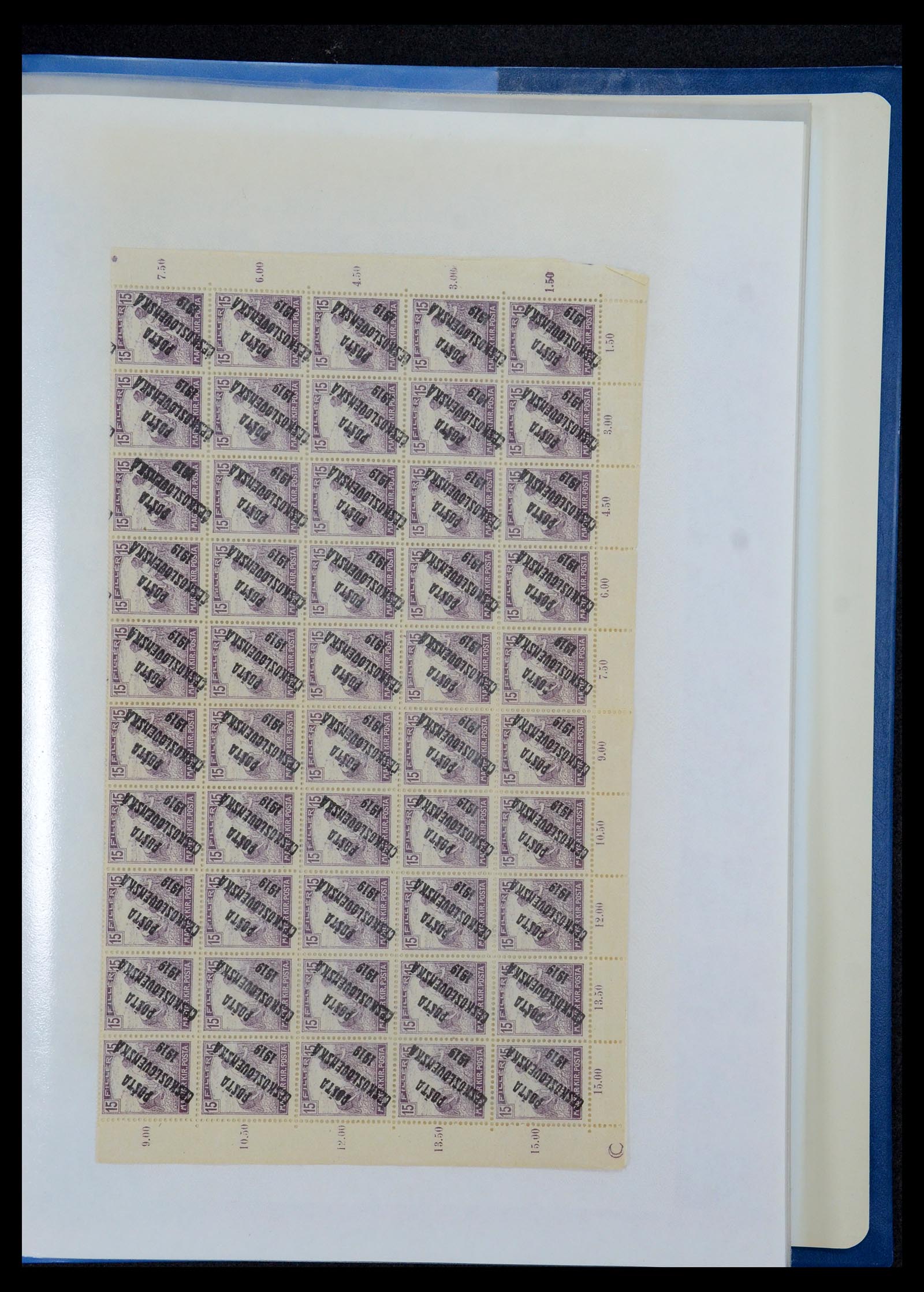 35826 021 - Stamp Collection 35826 Czechoslovakia 1919.