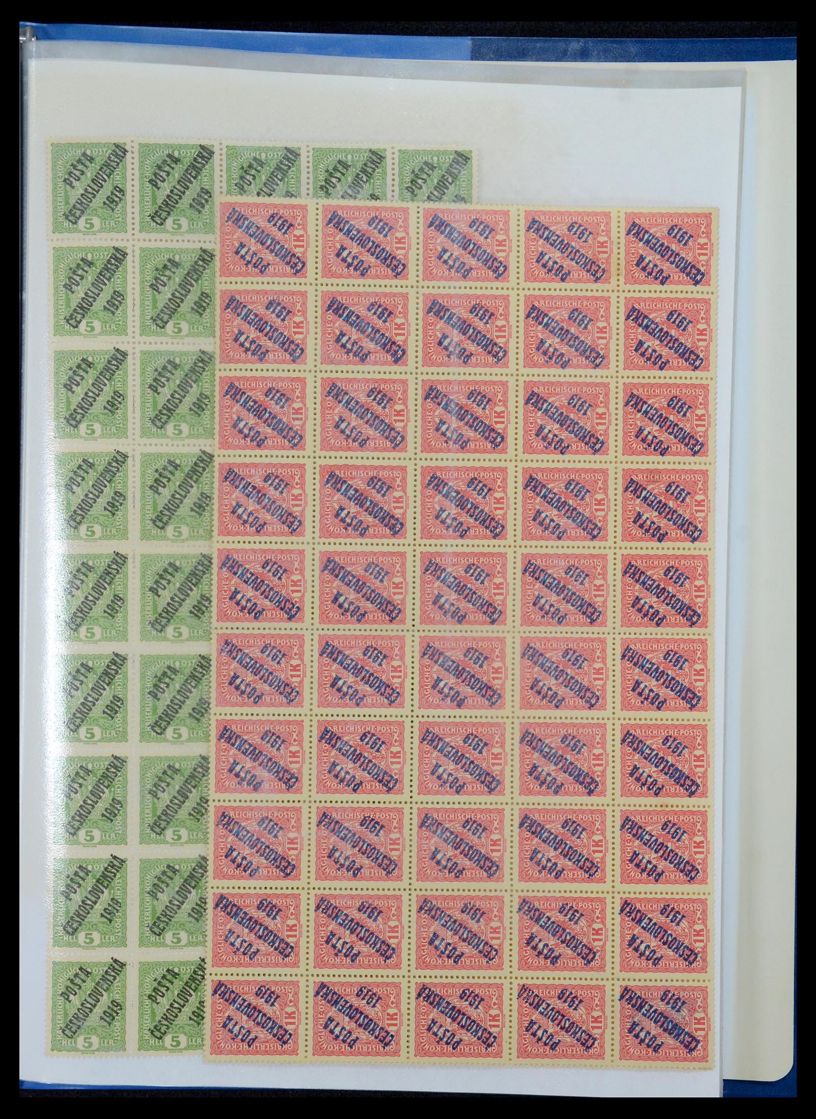35826 023 - Stamp Collection 35826 Czechoslovakia 1919.