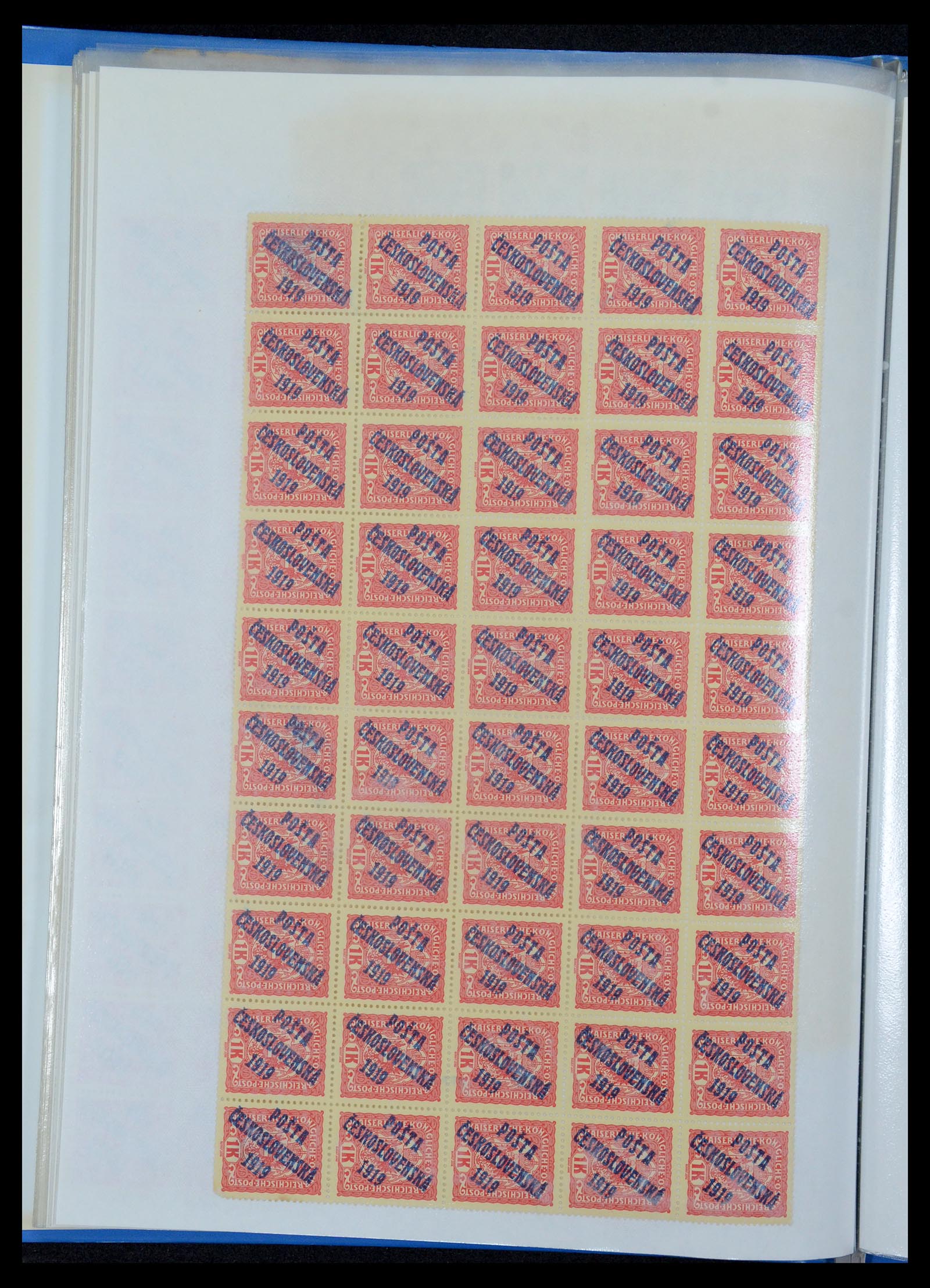 35826 024 - Stamp Collection 35826 Czechoslovakia 1919.