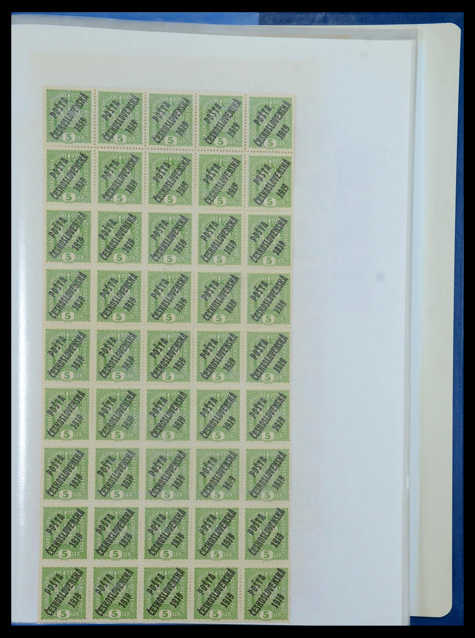 35826 025 - Stamp Collection 35826 Czechoslovakia 1919.