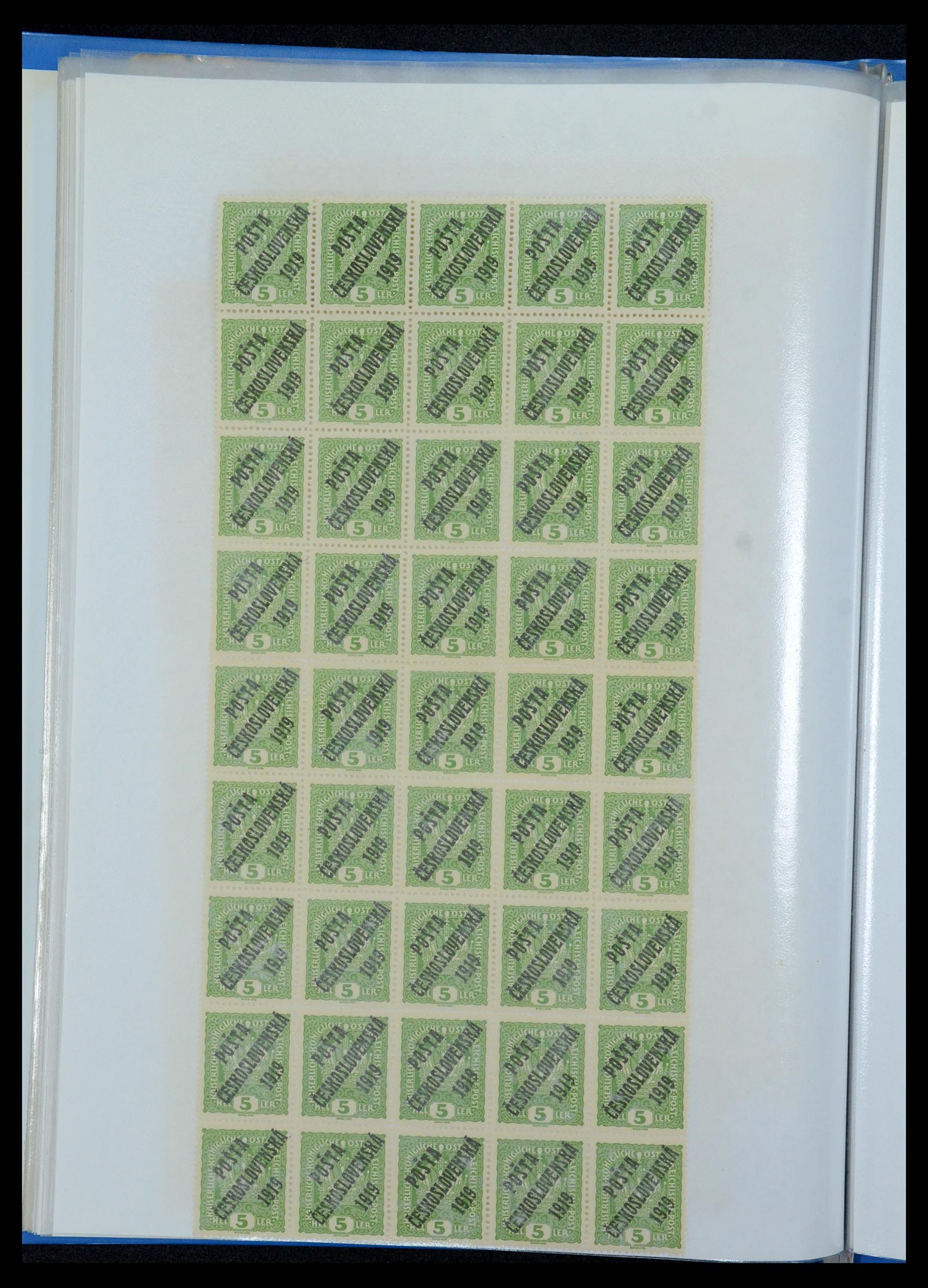 35826 028 - Stamp Collection 35826 Czechoslovakia 1919.