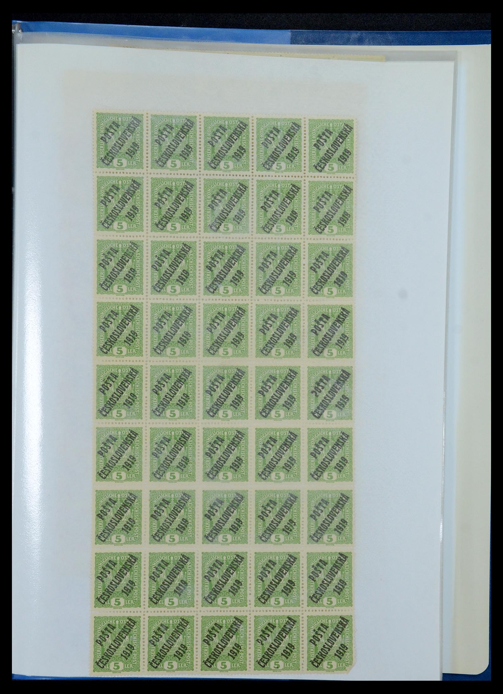35826 029 - Stamp Collection 35826 Czechoslovakia 1919.