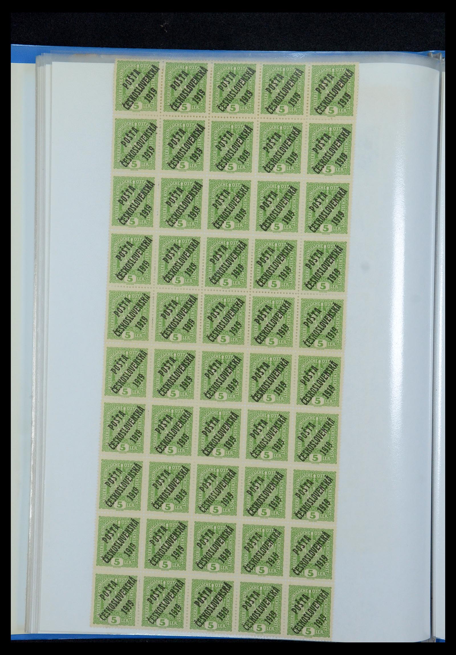 35826 030 - Stamp Collection 35826 Czechoslovakia 1919.