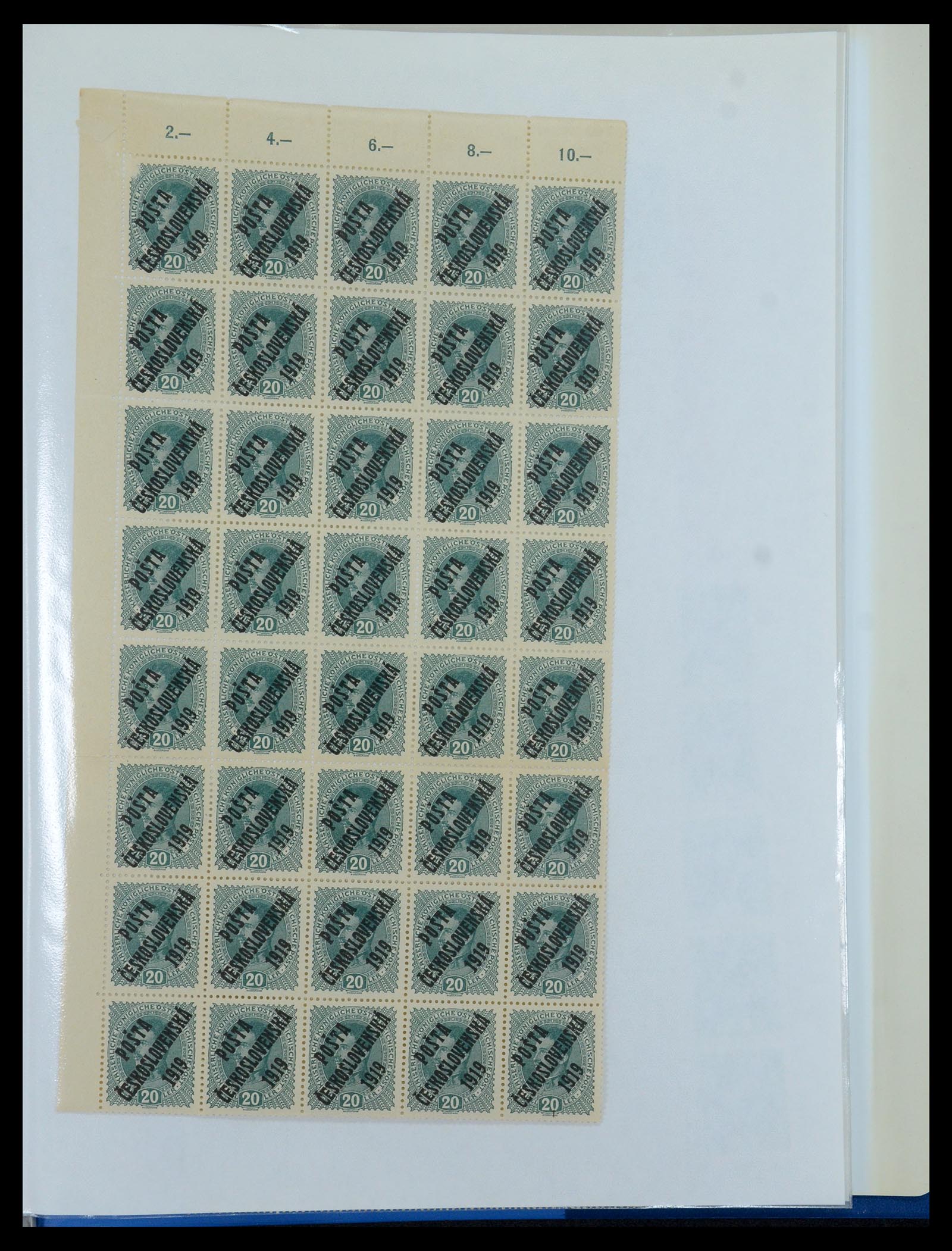 35826 033 - Stamp Collection 35826 Czechoslovakia 1919.