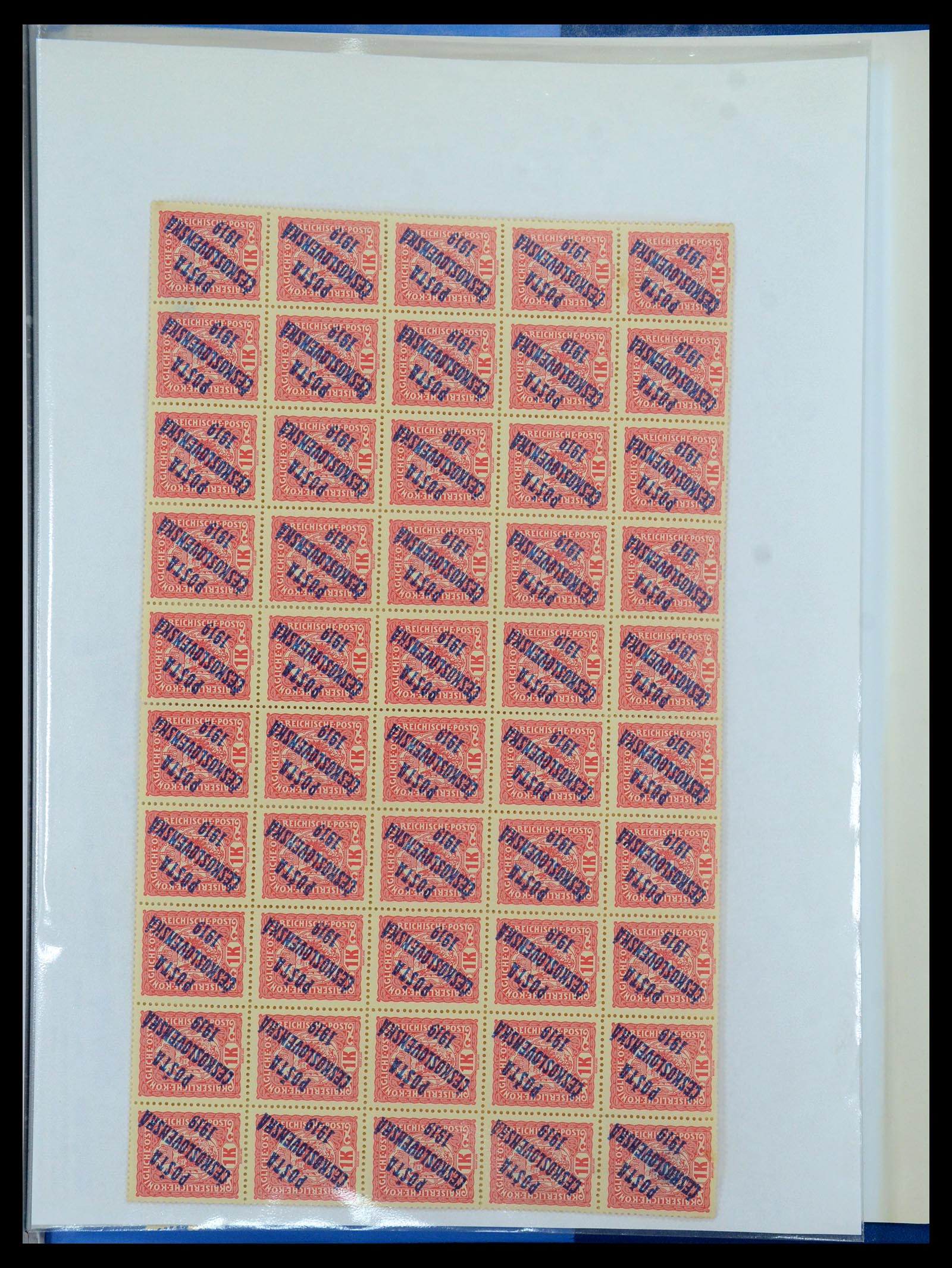 35826 035 - Stamp Collection 35826 Czechoslovakia 1919.