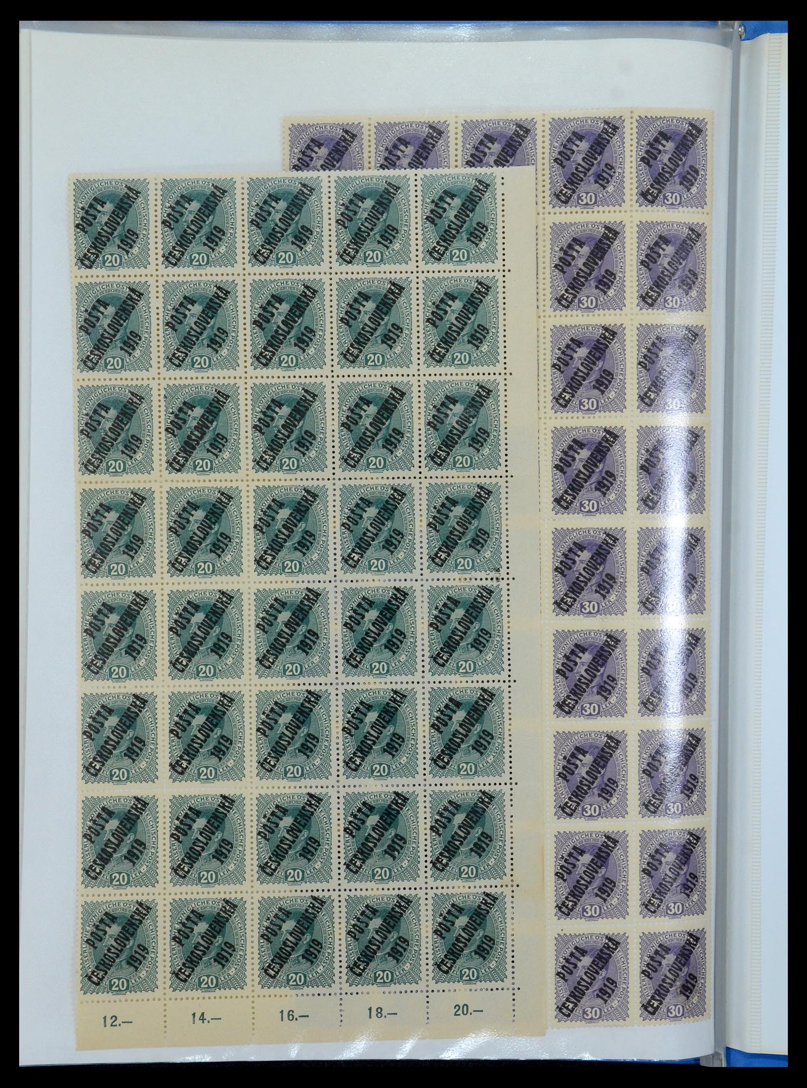 35826 038 - Stamp Collection 35826 Czechoslovakia 1919.