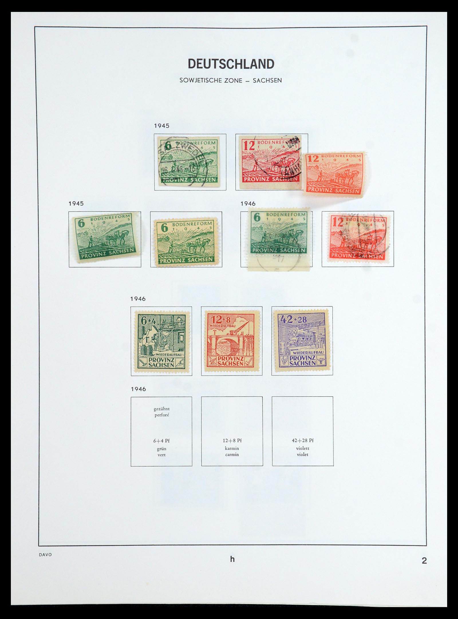 35827 009 - Postzegelverzameling 35827 Sovjetzone en DDR 1945-1990.
