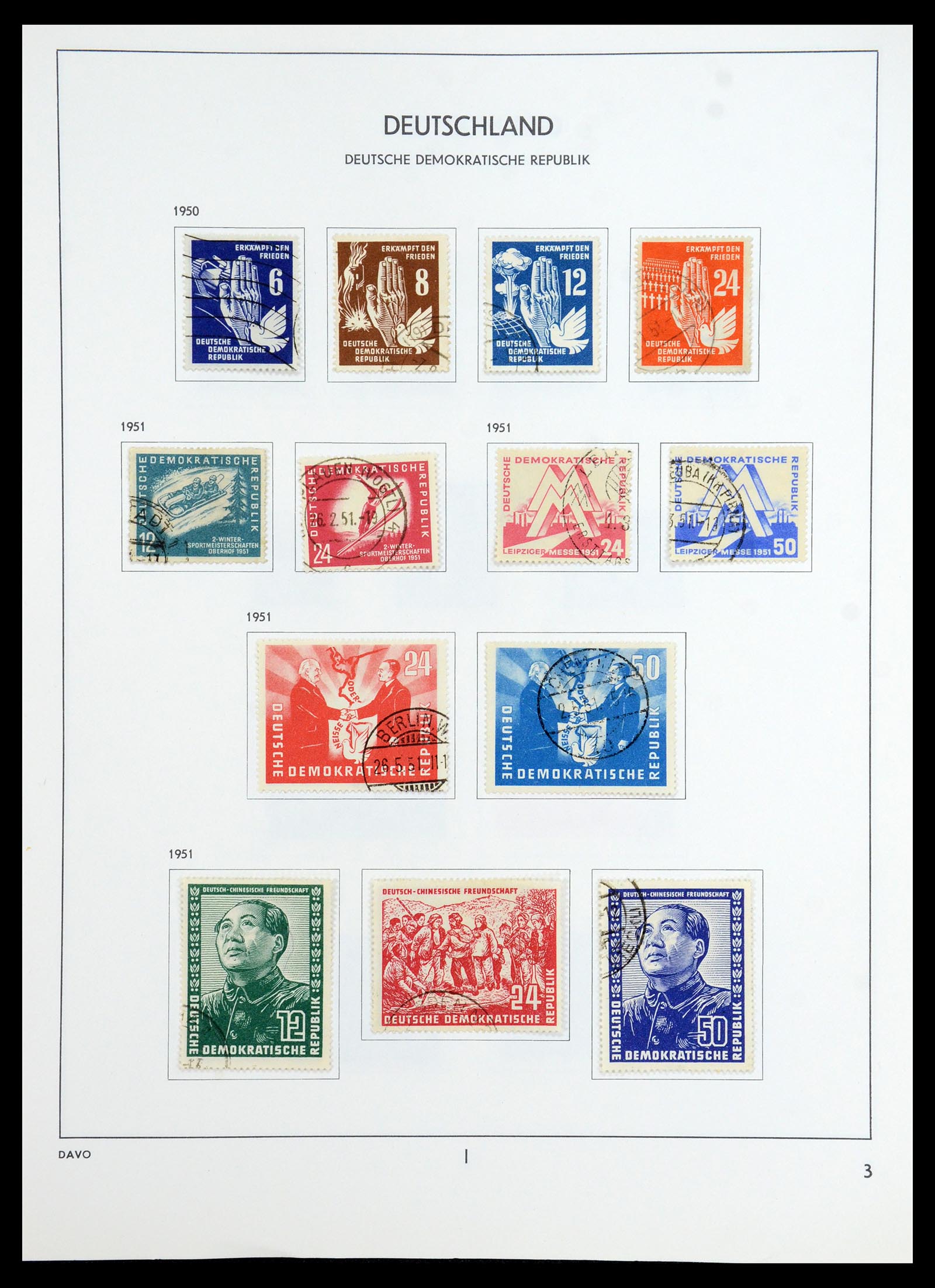 35827 017 - Postzegelverzameling 35827 Sovjetzone en DDR 1945-1990.