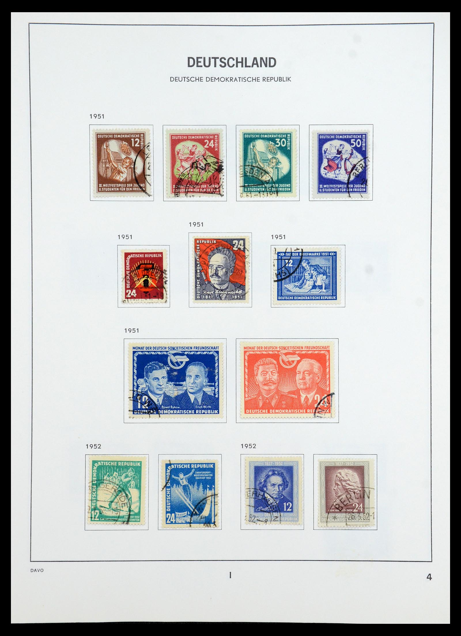 35827 018 - Postzegelverzameling 35827 Sovjetzone en DDR 1945-1990.