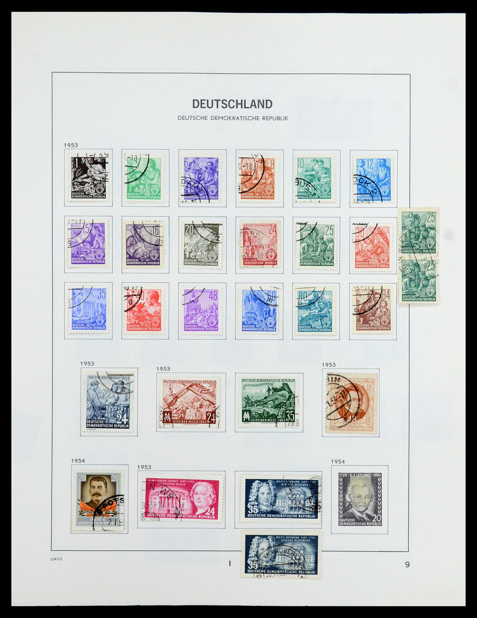 35827 023 - Postzegelverzameling 35827 Sovjetzone en DDR 1945-1990.