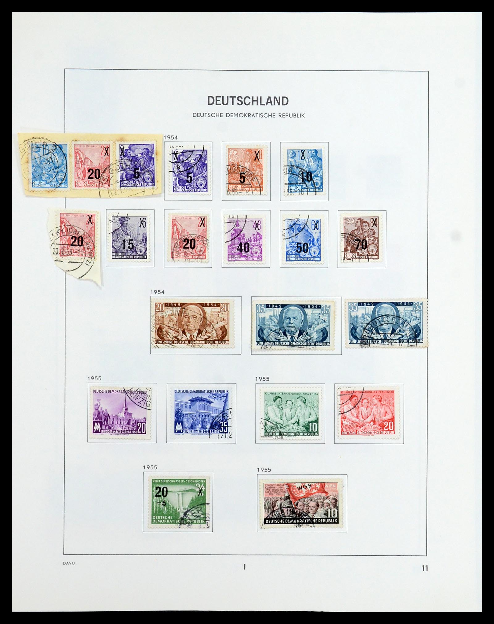 35827 025 - Postzegelverzameling 35827 Sovjetzone en DDR 1945-1990.