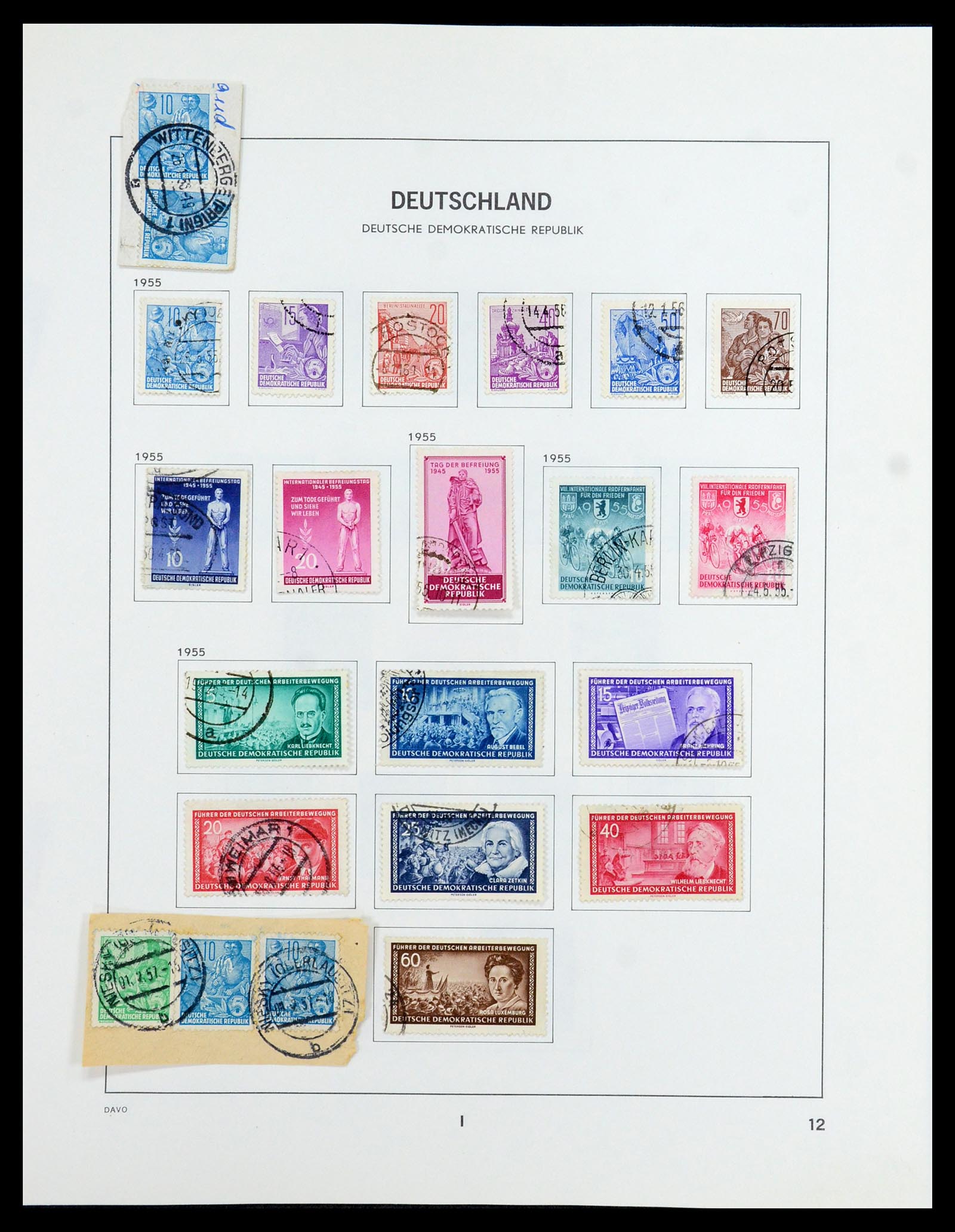 35827 026 - Postzegelverzameling 35827 Sovjetzone en DDR 1945-1990.