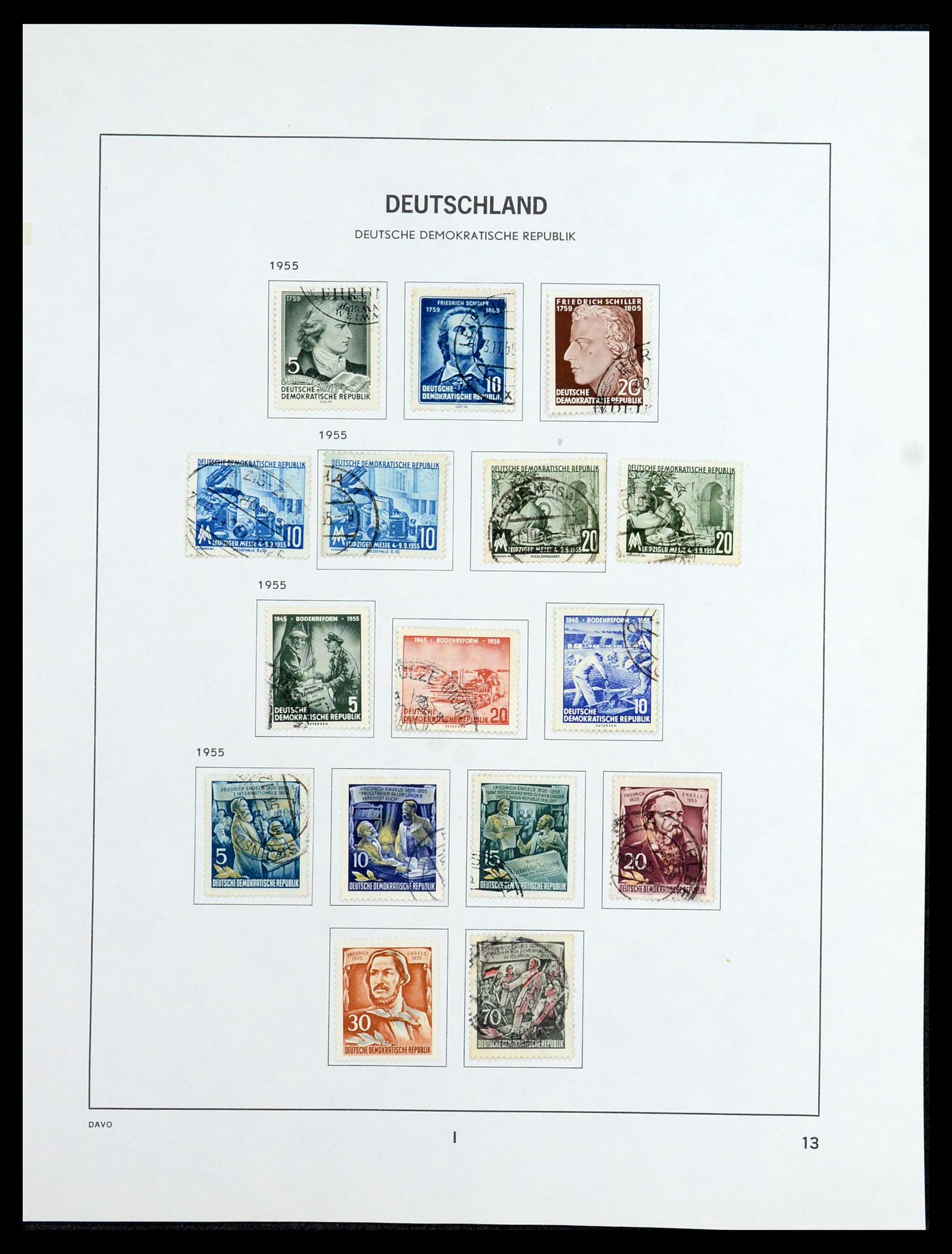 35827 027 - Postzegelverzameling 35827 Sovjetzone en DDR 1945-1990.