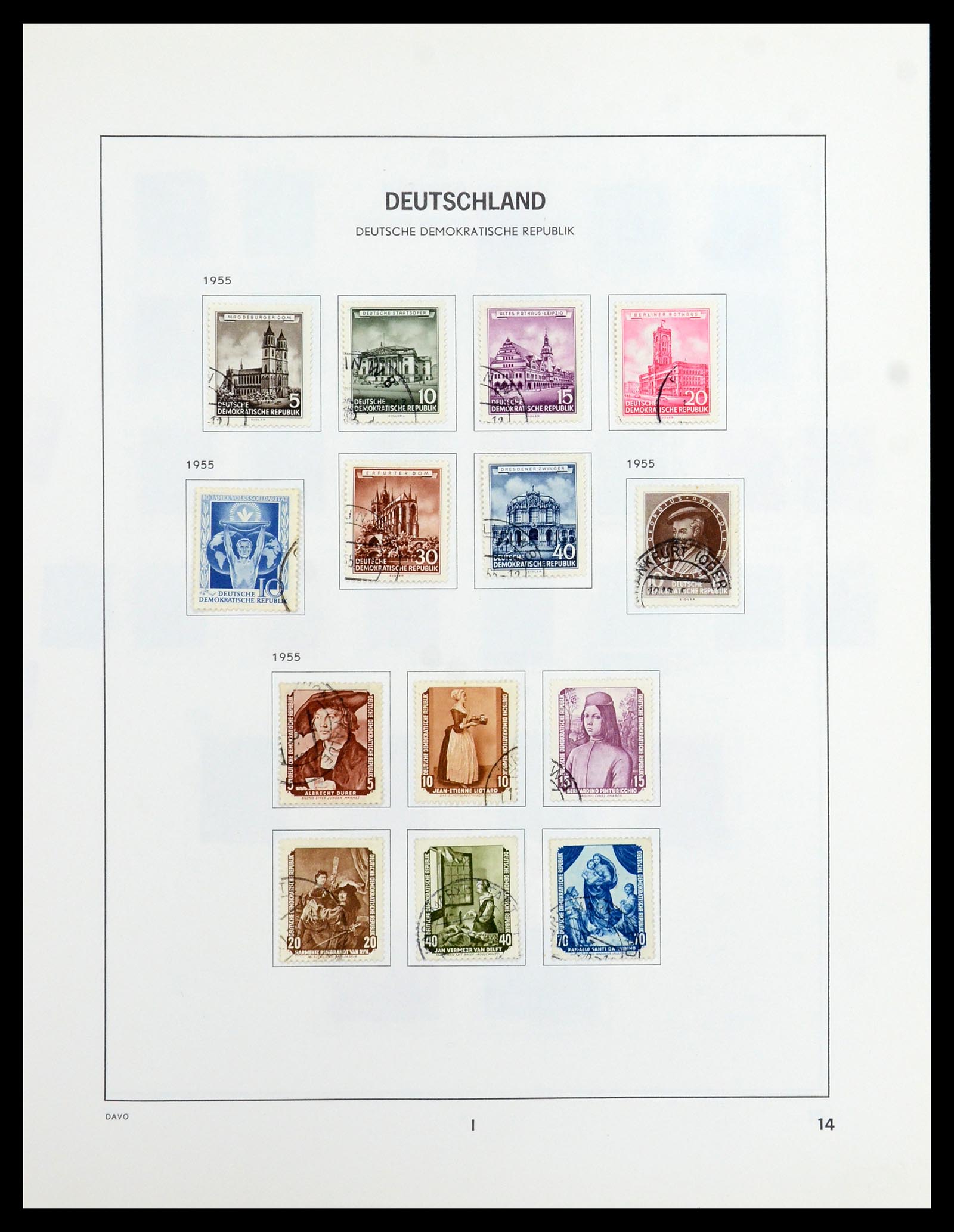 35827 028 - Postzegelverzameling 35827 Sovjetzone en DDR 1945-1990.