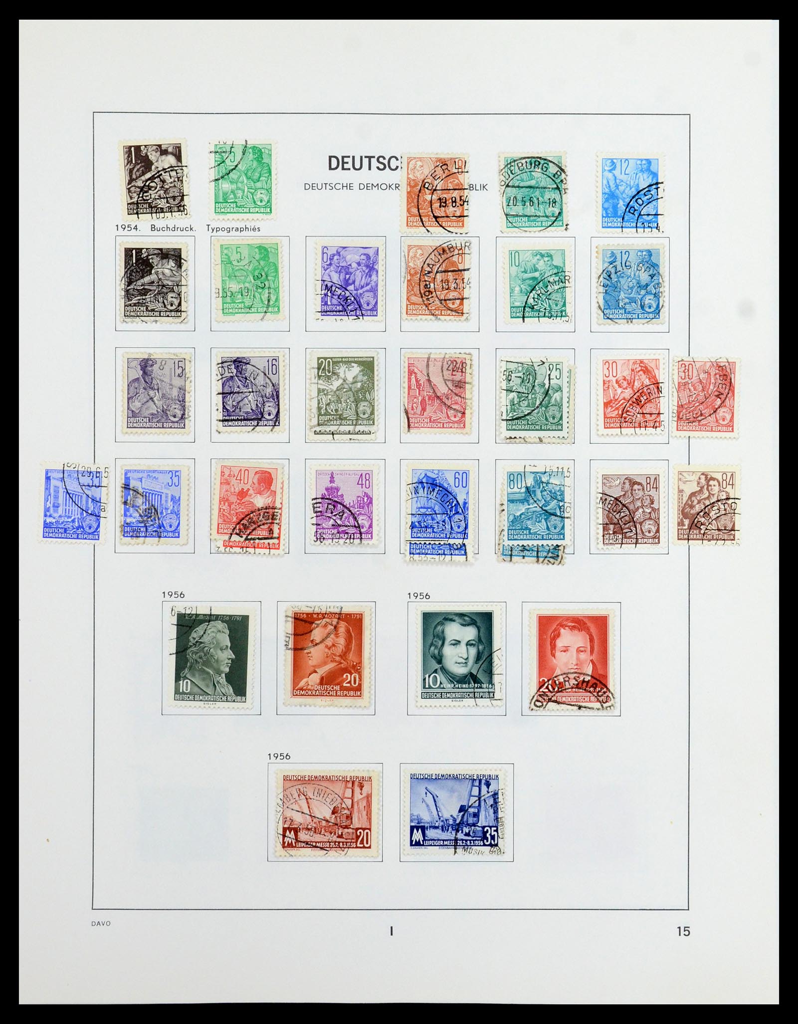 35827 029 - Postzegelverzameling 35827 Sovjetzone en DDR 1945-1990.