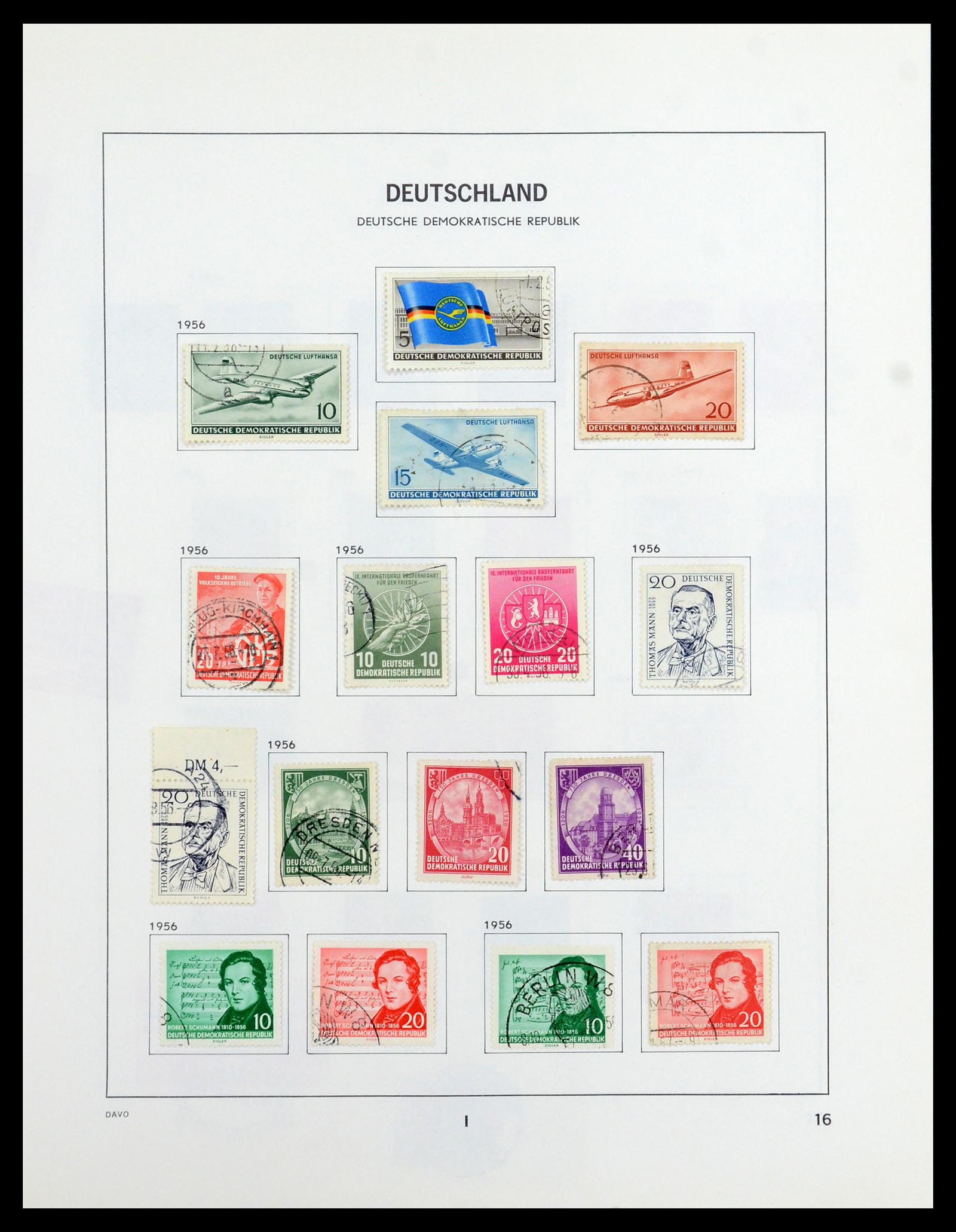 35827 030 - Postzegelverzameling 35827 Sovjetzone en DDR 1945-1990.