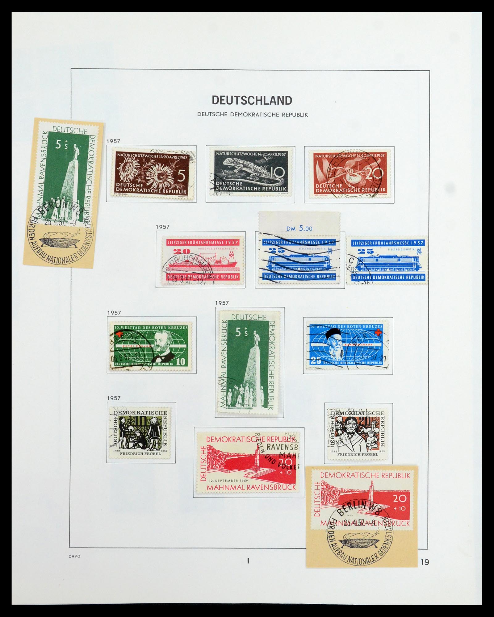 35827 033 - Postzegelverzameling 35827 Sovjetzone en DDR 1945-1990.