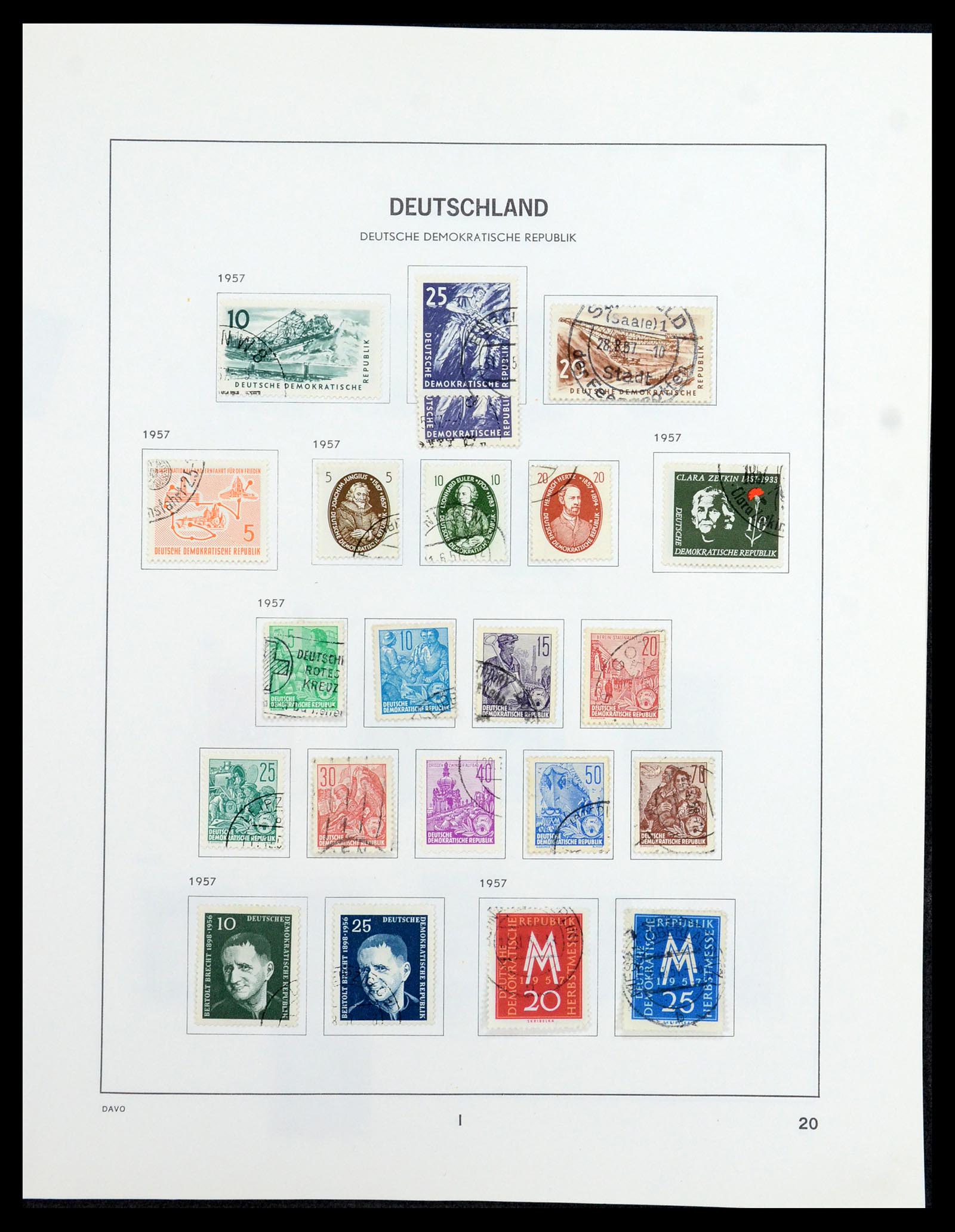 35827 034 - Postzegelverzameling 35827 Sovjetzone en DDR 1945-1990.