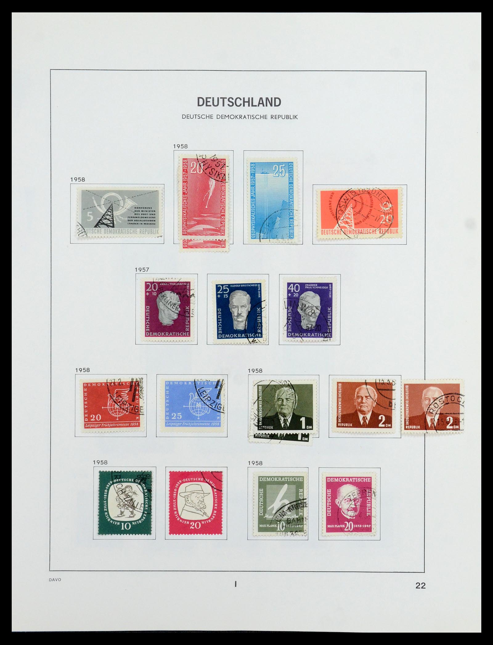35827 036 - Postzegelverzameling 35827 Sovjetzone en DDR 1945-1990.