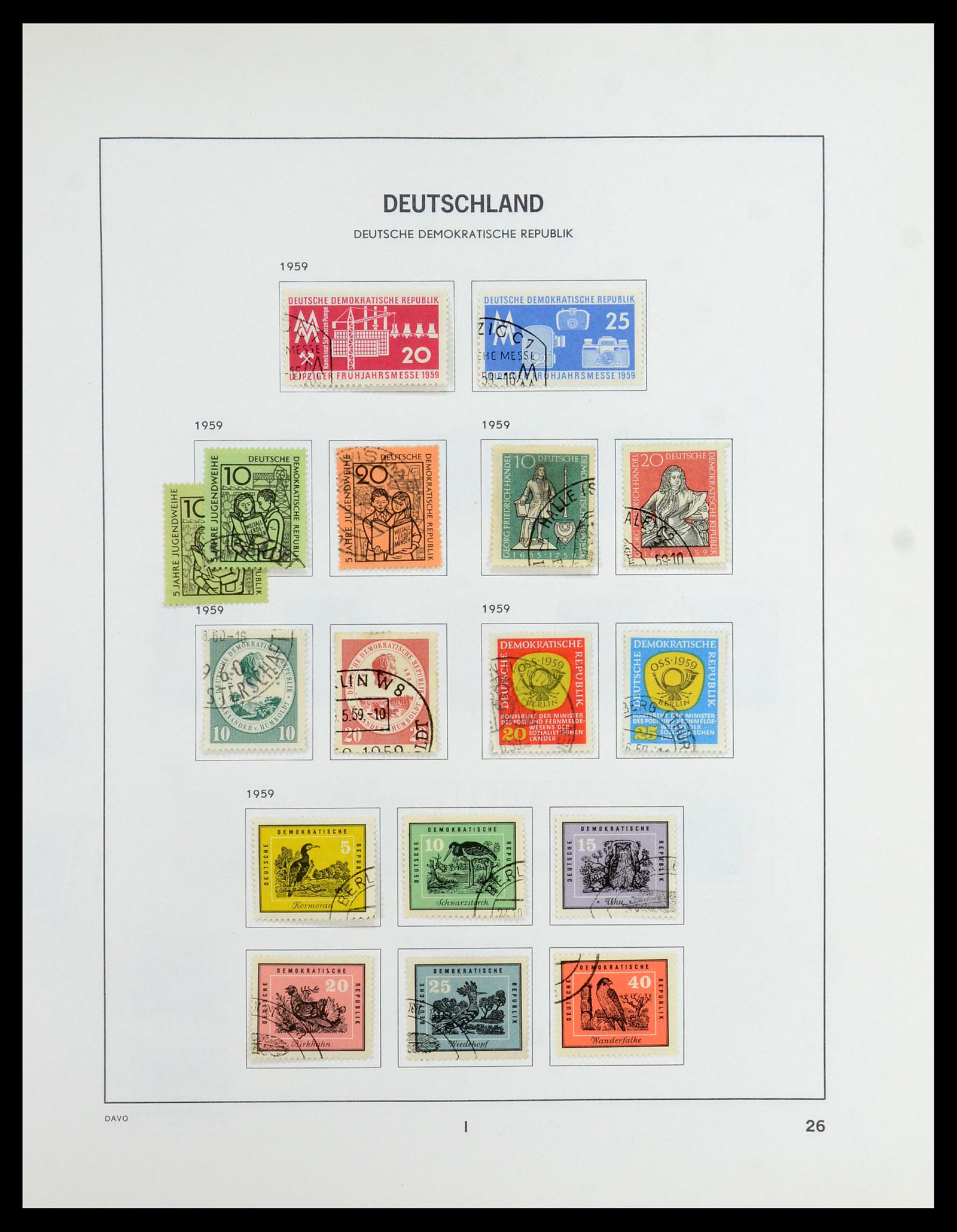 35827 040 - Postzegelverzameling 35827 Sovjetzone en DDR 1945-1990.