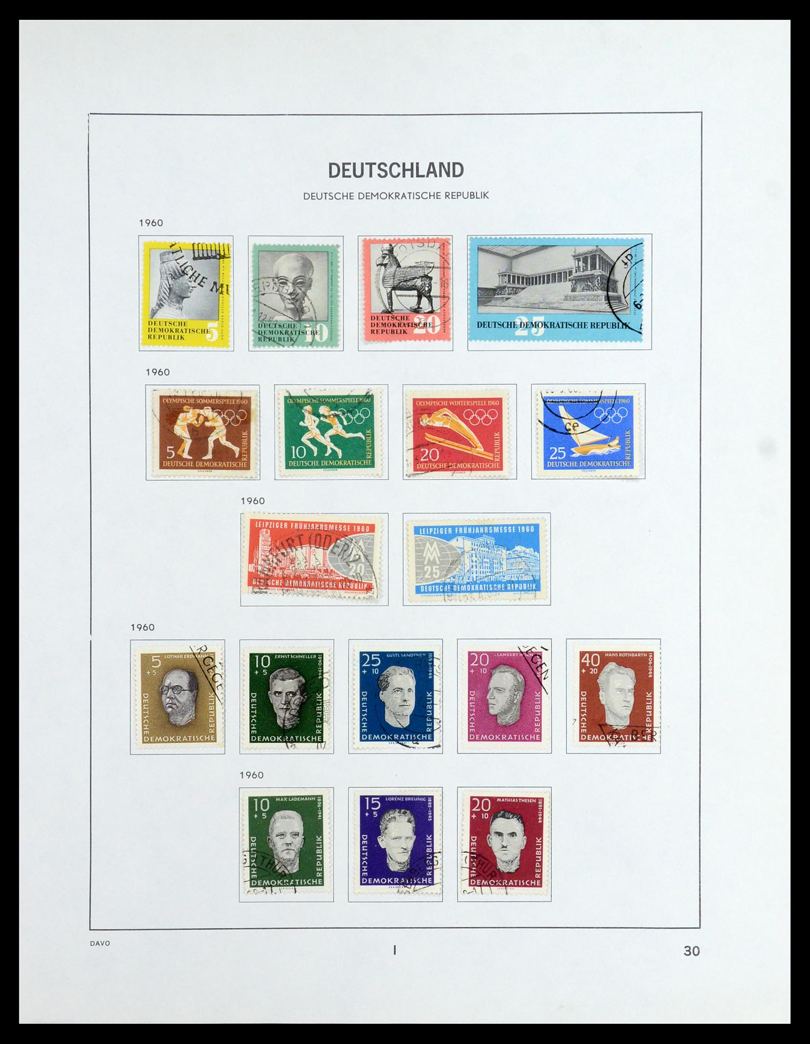 35827 044 - Postzegelverzameling 35827 Sovjetzone en DDR 1945-1990.