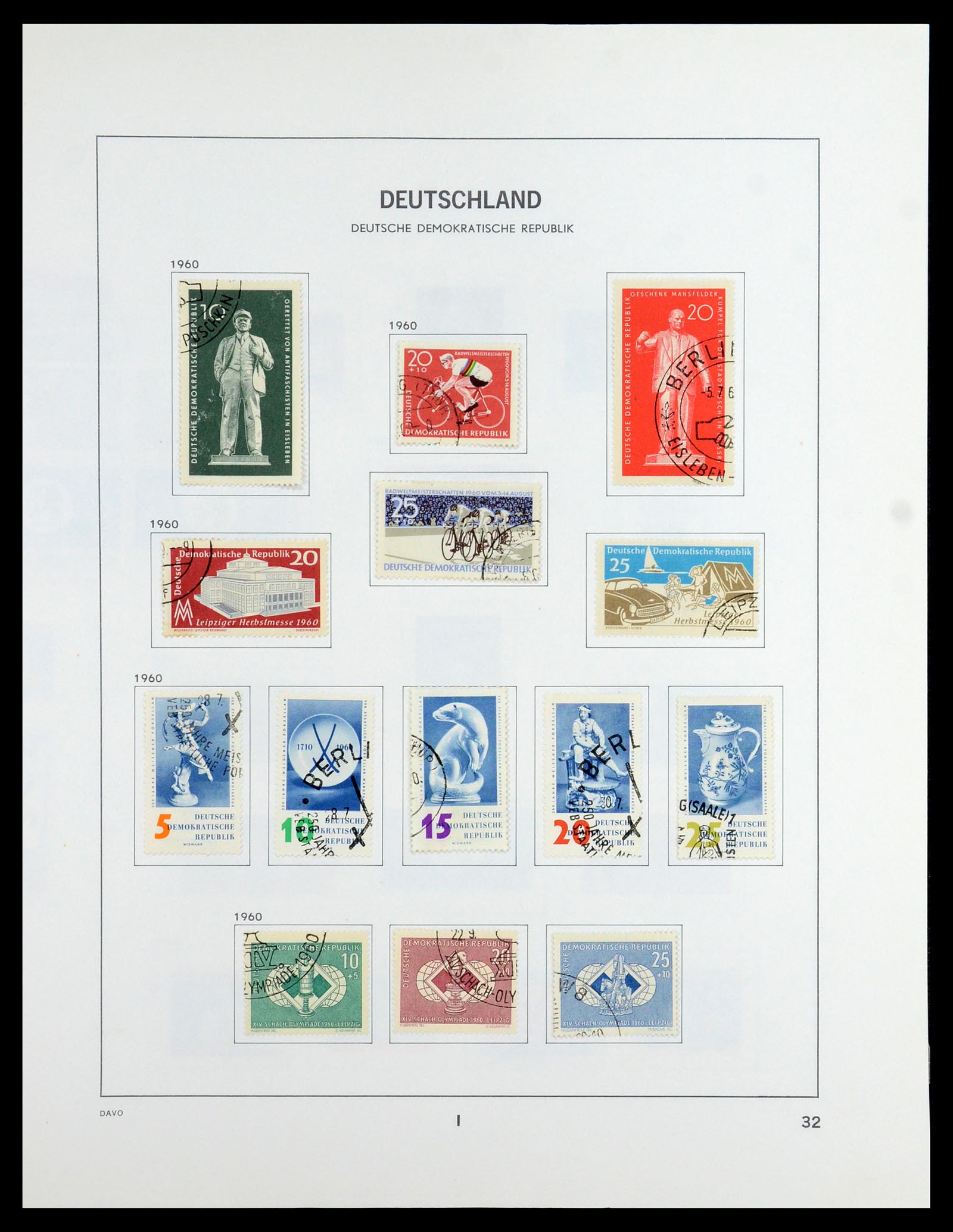 35827 046 - Postzegelverzameling 35827 Sovjetzone en DDR 1945-1990.