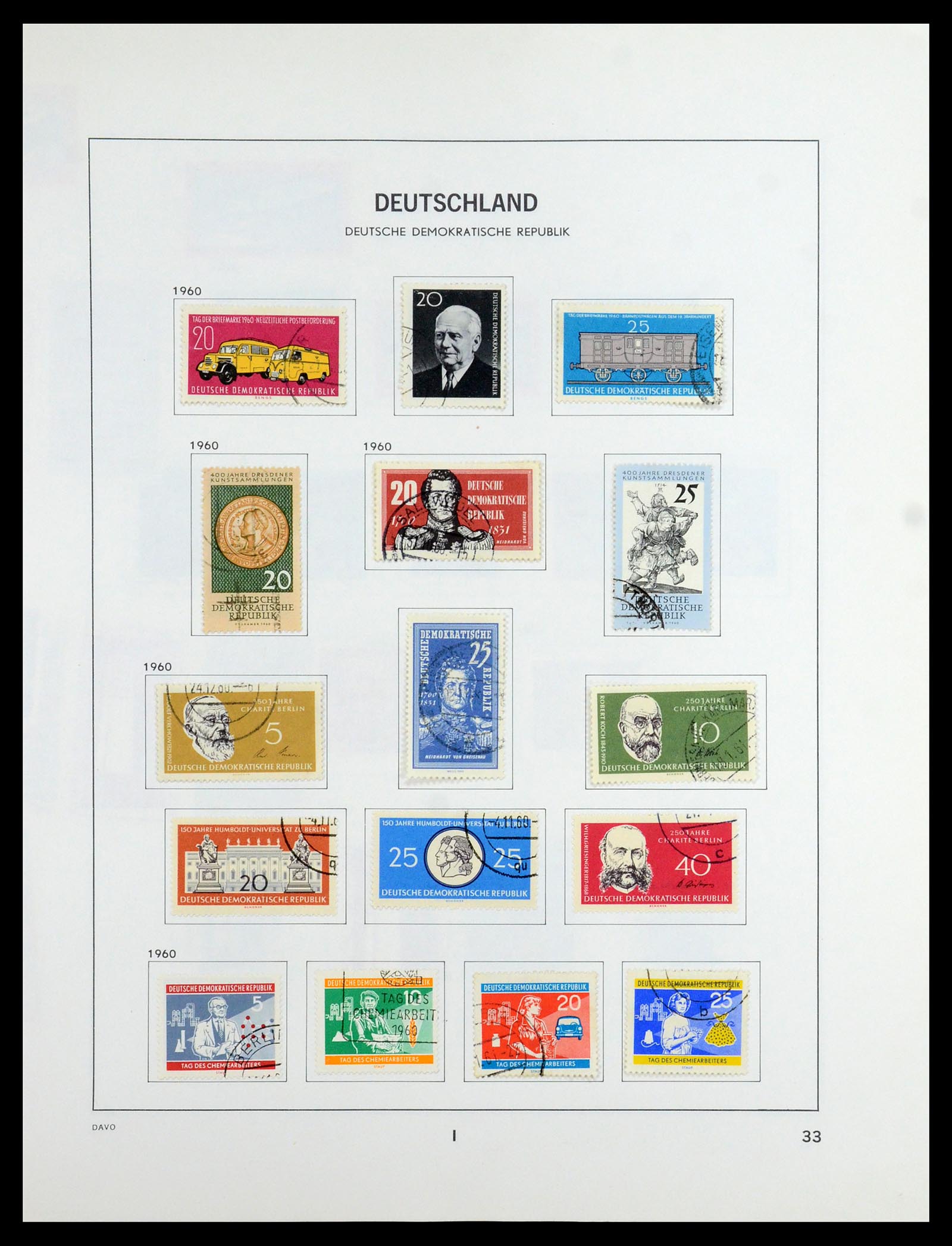 35827 047 - Postzegelverzameling 35827 Sovjetzone en DDR 1945-1990.