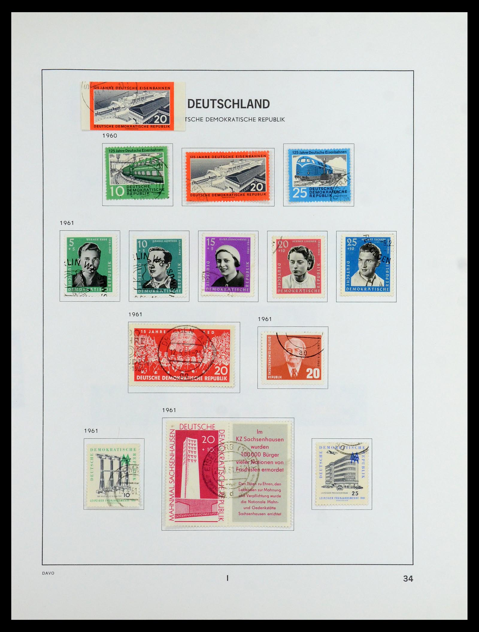 35827 048 - Postzegelverzameling 35827 Sovjetzone en DDR 1945-1990.