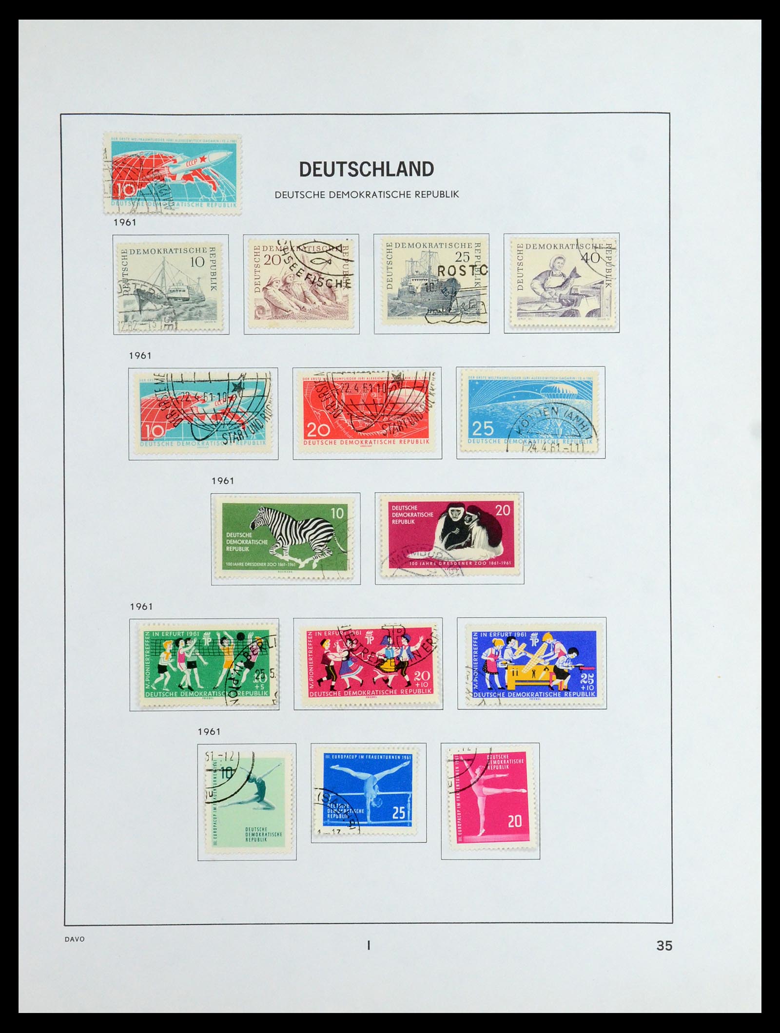 35827 049 - Postzegelverzameling 35827 Sovjetzone en DDR 1945-1990.