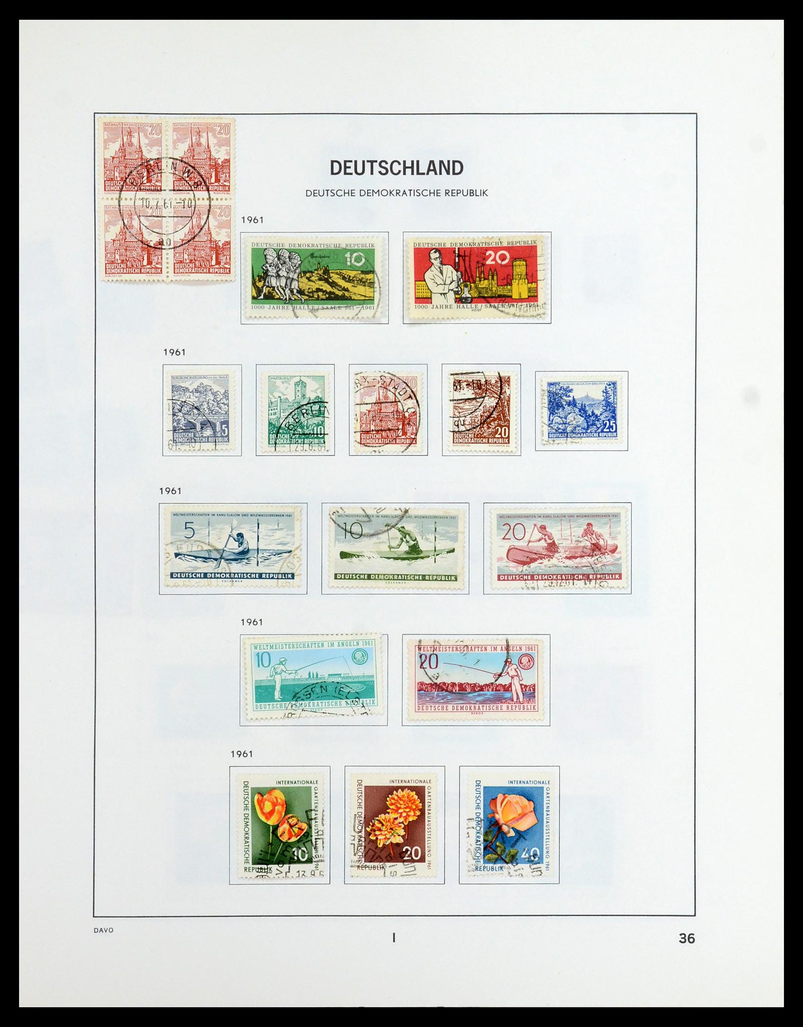 35827 050 - Postzegelverzameling 35827 Sovjetzone en DDR 1945-1990.