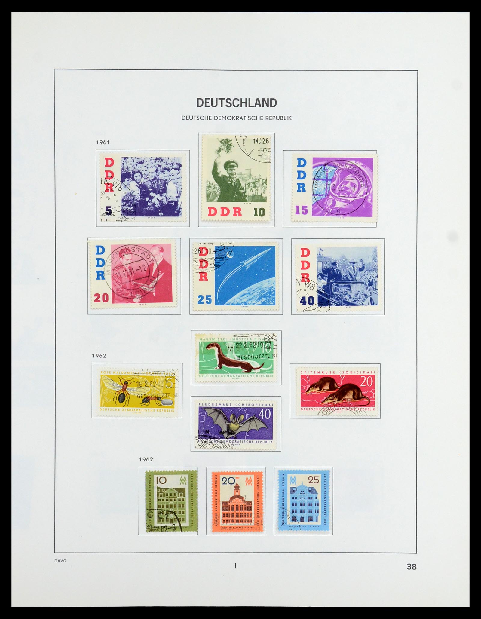 35827 052 - Postzegelverzameling 35827 Sovjetzone en DDR 1945-1990.