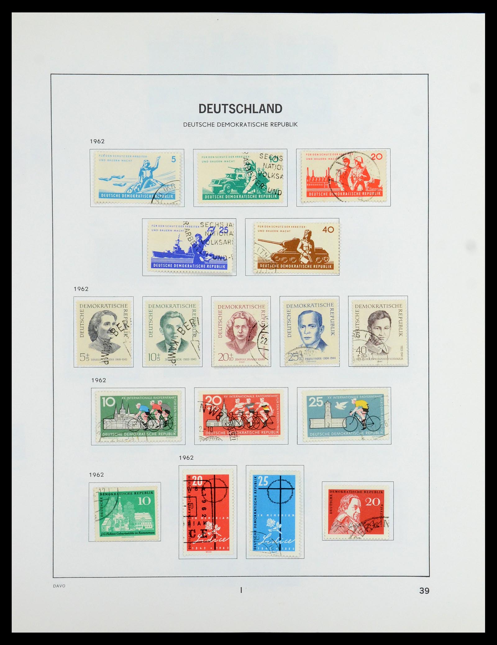 35827 053 - Postzegelverzameling 35827 Sovjetzone en DDR 1945-1990.
