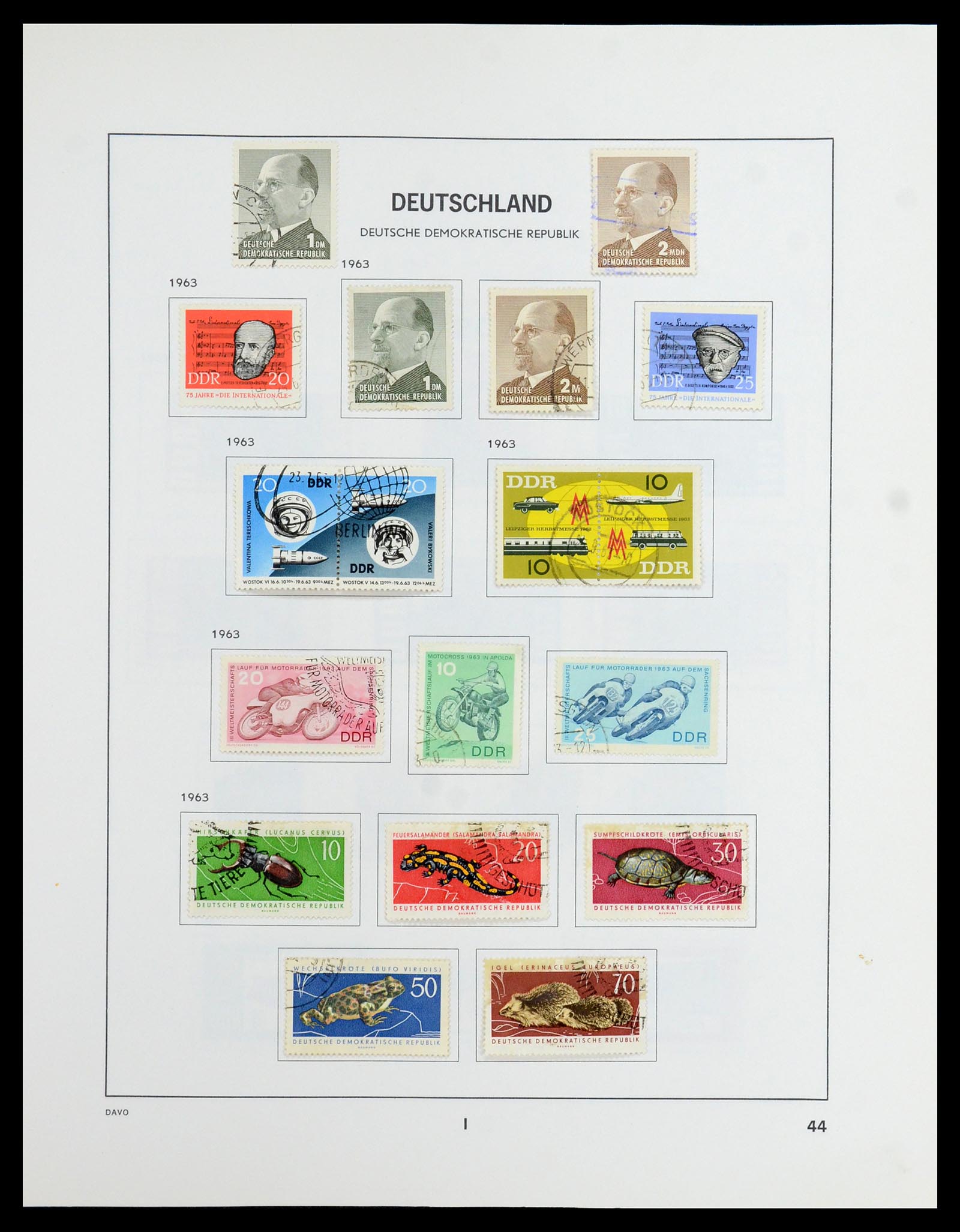 35827 058 - Postzegelverzameling 35827 Sovjetzone en DDR 1945-1990.