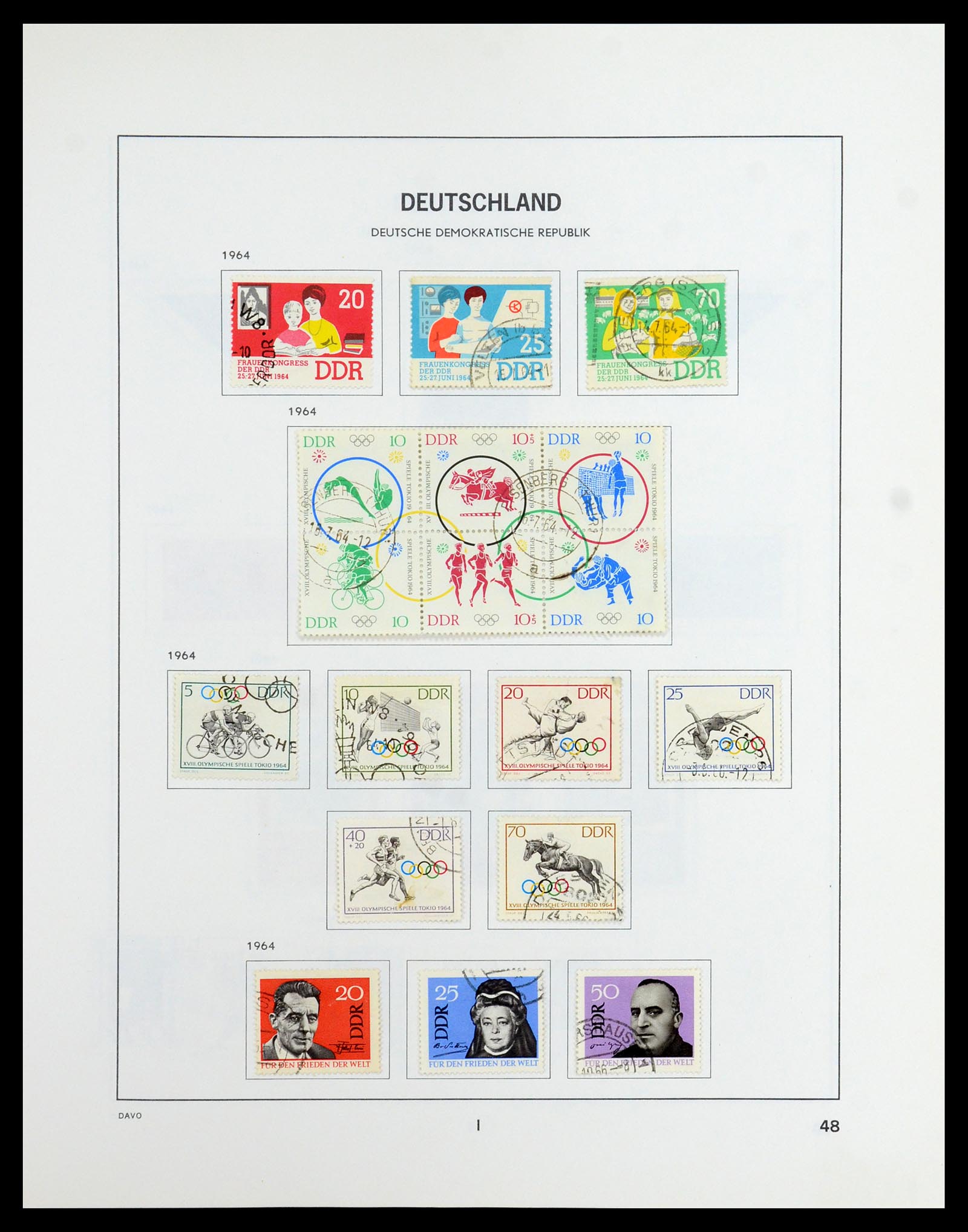 35827 062 - Stamp Collection 35827 Sovietzone and GDR 1945-1990.