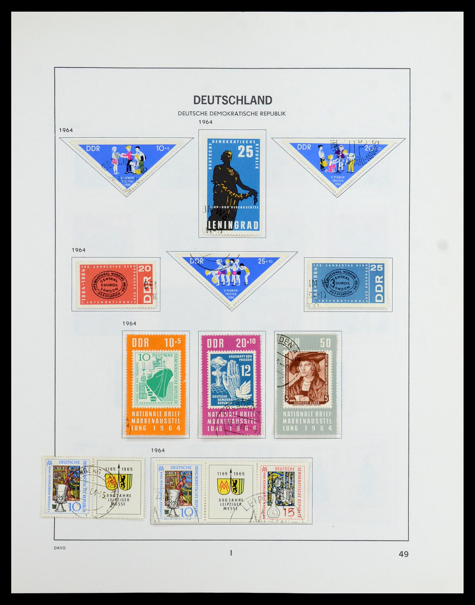 35827 063 - Stamp Collection 35827 Sovietzone and GDR 1945-1990.