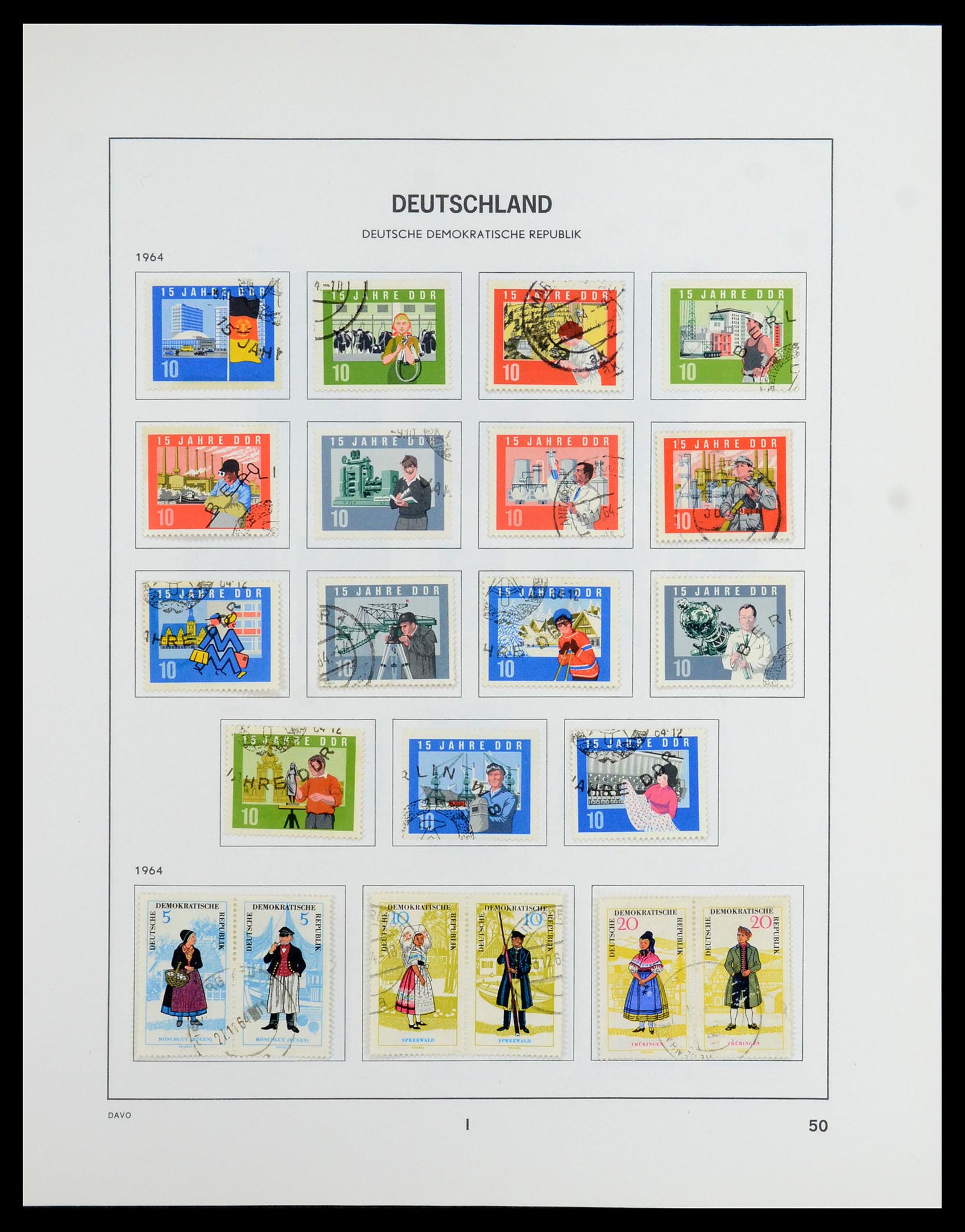 35827 064 - Stamp Collection 35827 Sovietzone and GDR 1945-1990.