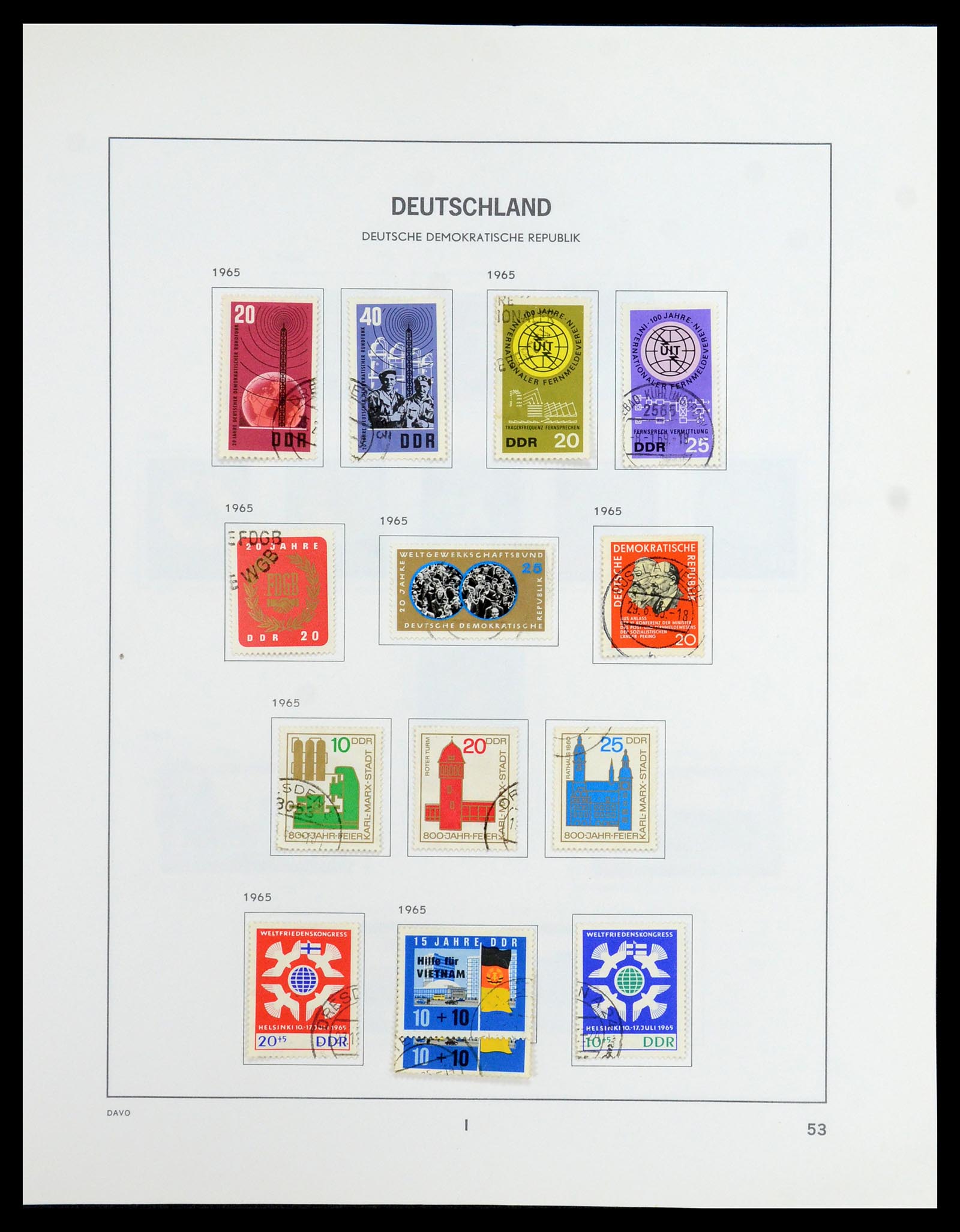 35827 067 - Stamp Collection 35827 Sovietzone and GDR 1945-1990.