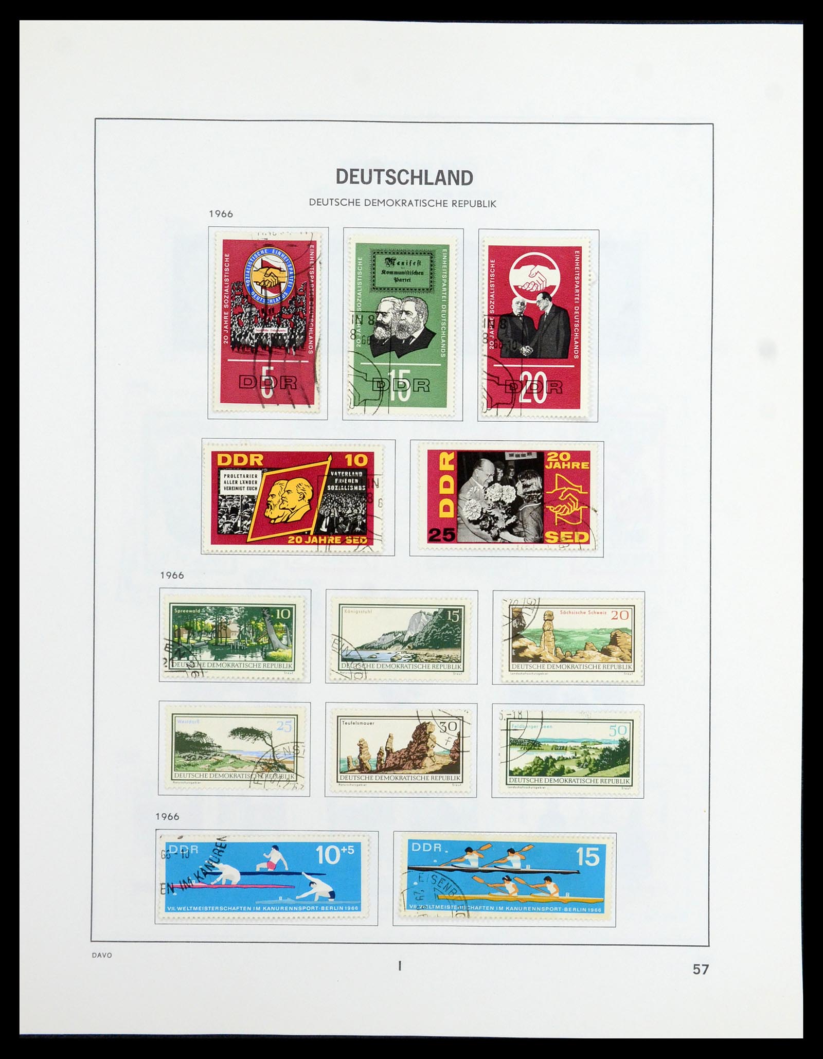 35827 071 - Stamp Collection 35827 Sovietzone and GDR 1945-1990.