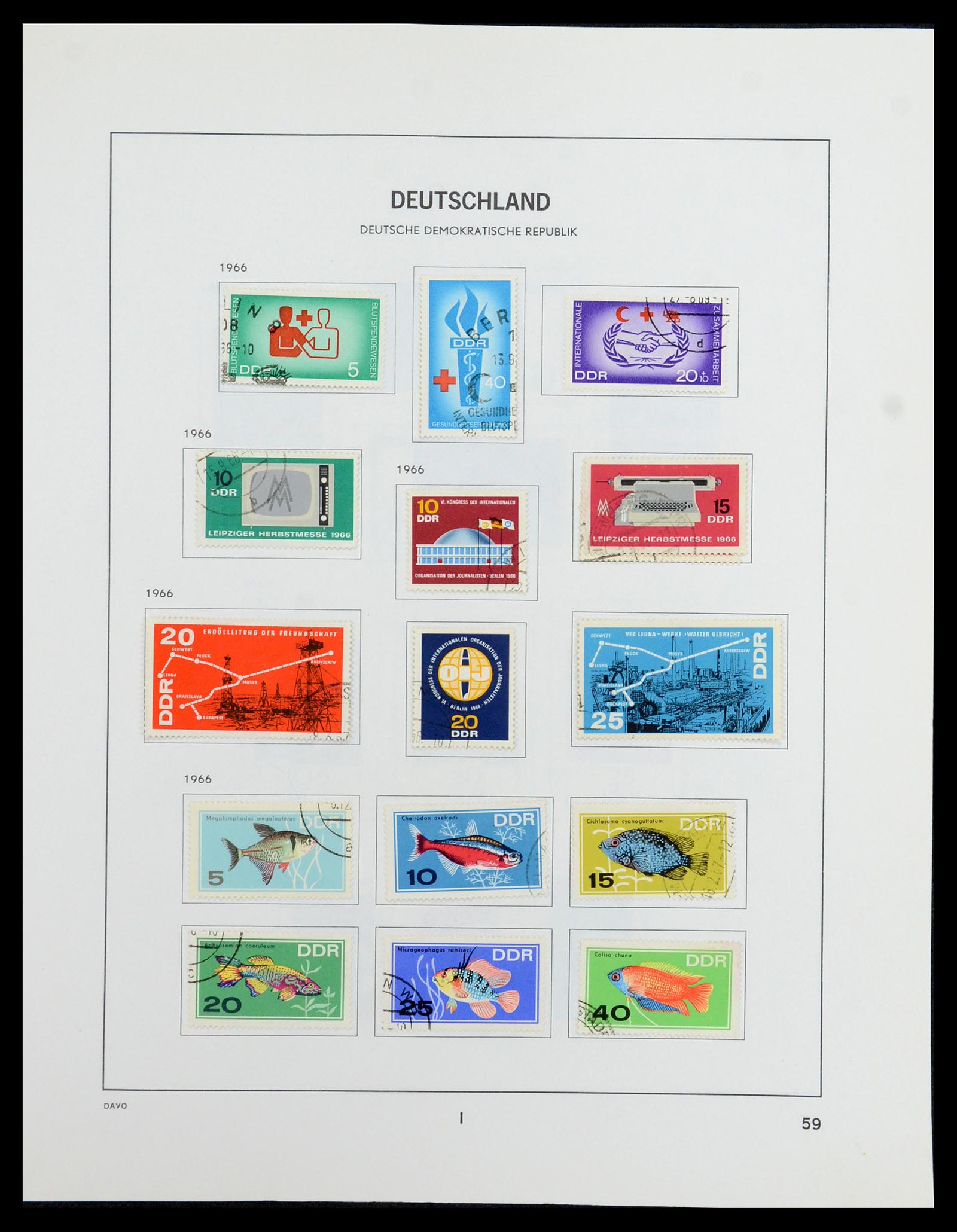 35827 073 - Stamp Collection 35827 Sovietzone and GDR 1945-1990.