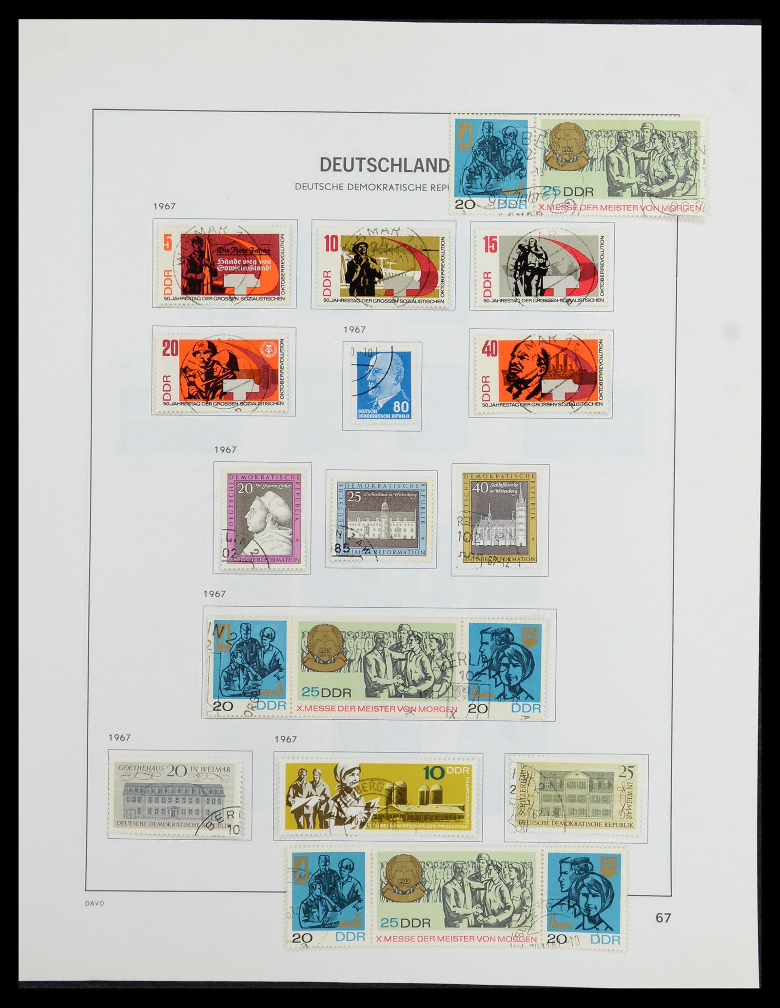 35827 081 - Stamp Collection 35827 Sovietzone and GDR 1945-1990.