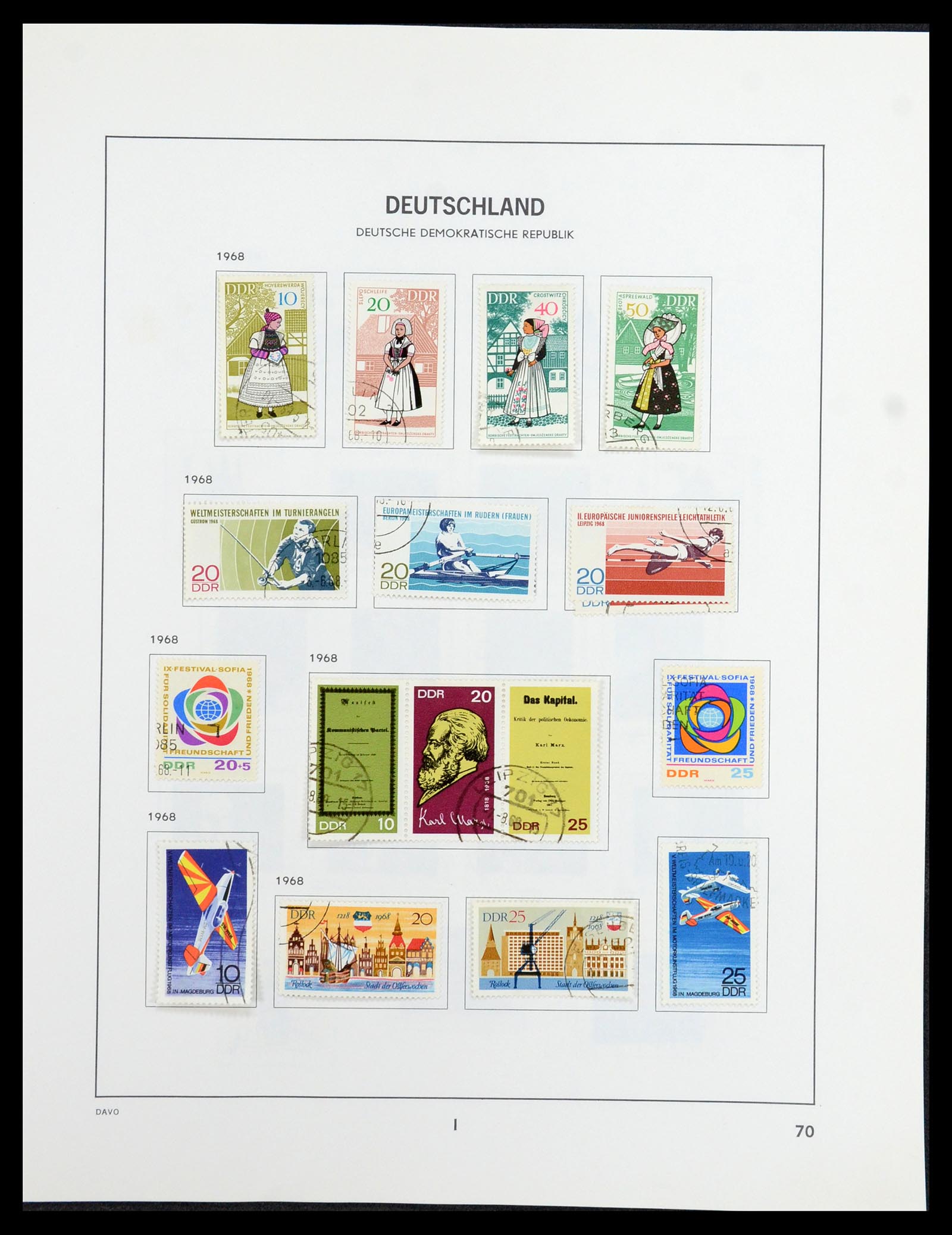 35827 084 - Stamp Collection 35827 Sovietzone and GDR 1945-1990.