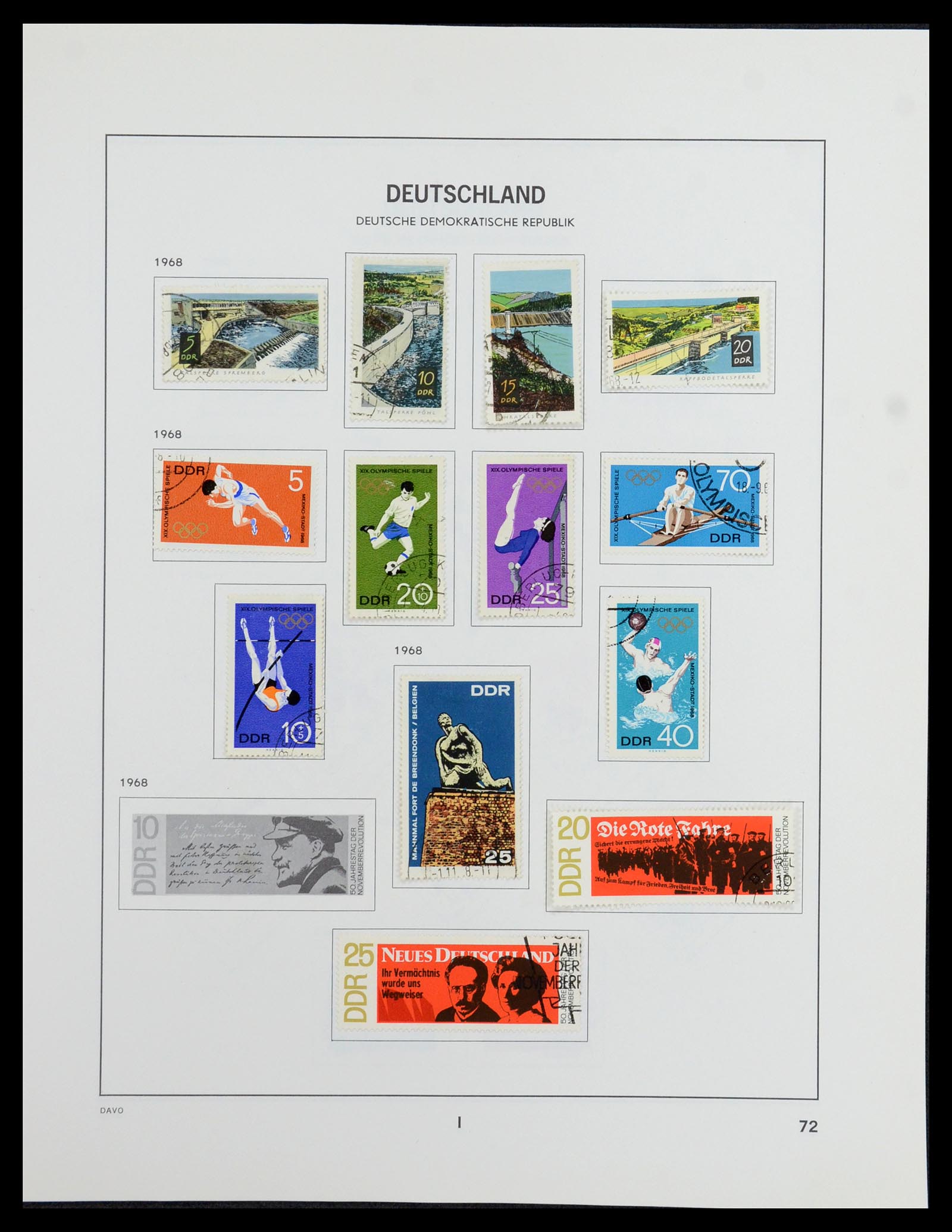 35827 086 - Stamp Collection 35827 Sovietzone and GDR 1945-1990.