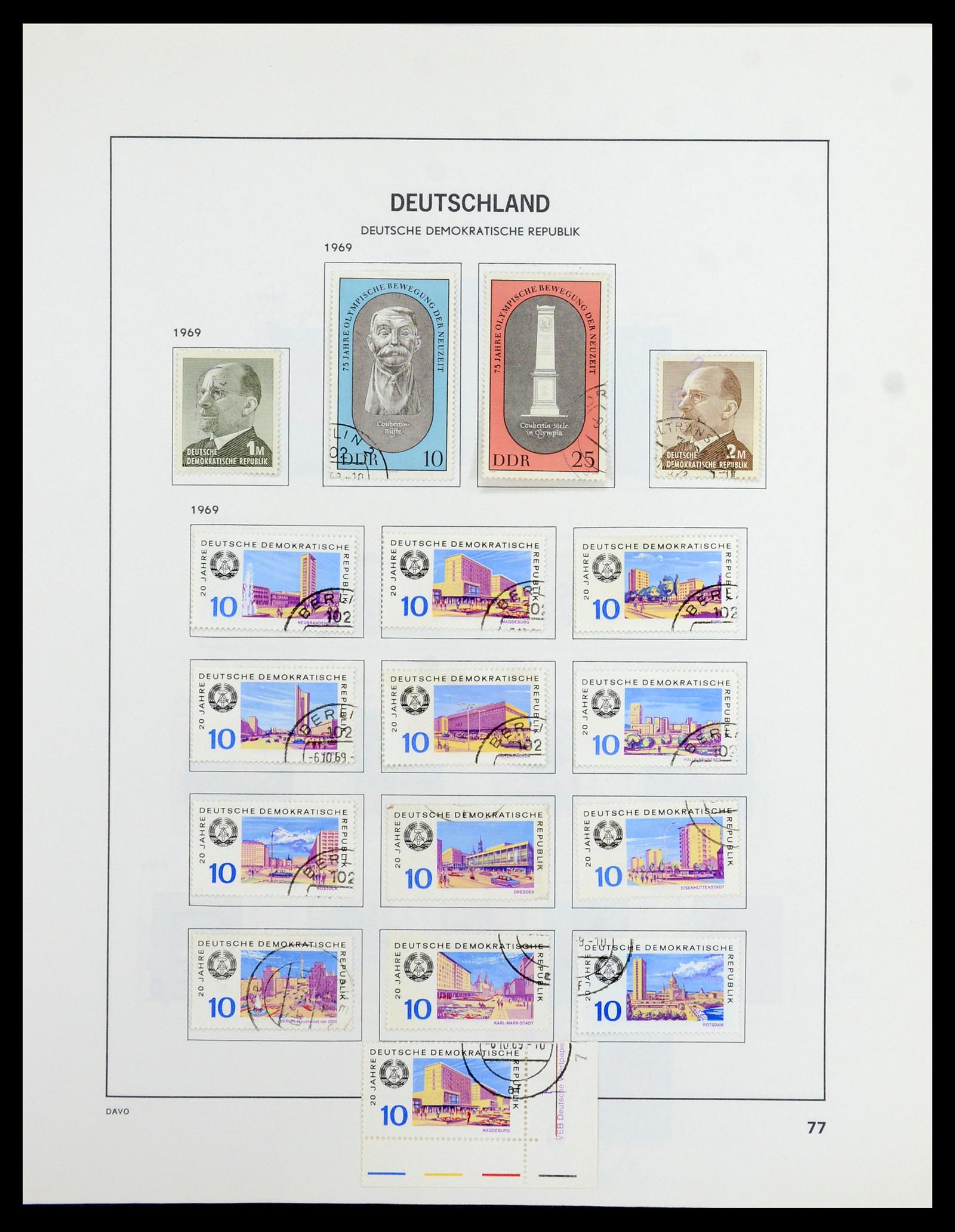 35827 091 - Stamp Collection 35827 Sovietzone and GDR 1945-1990.