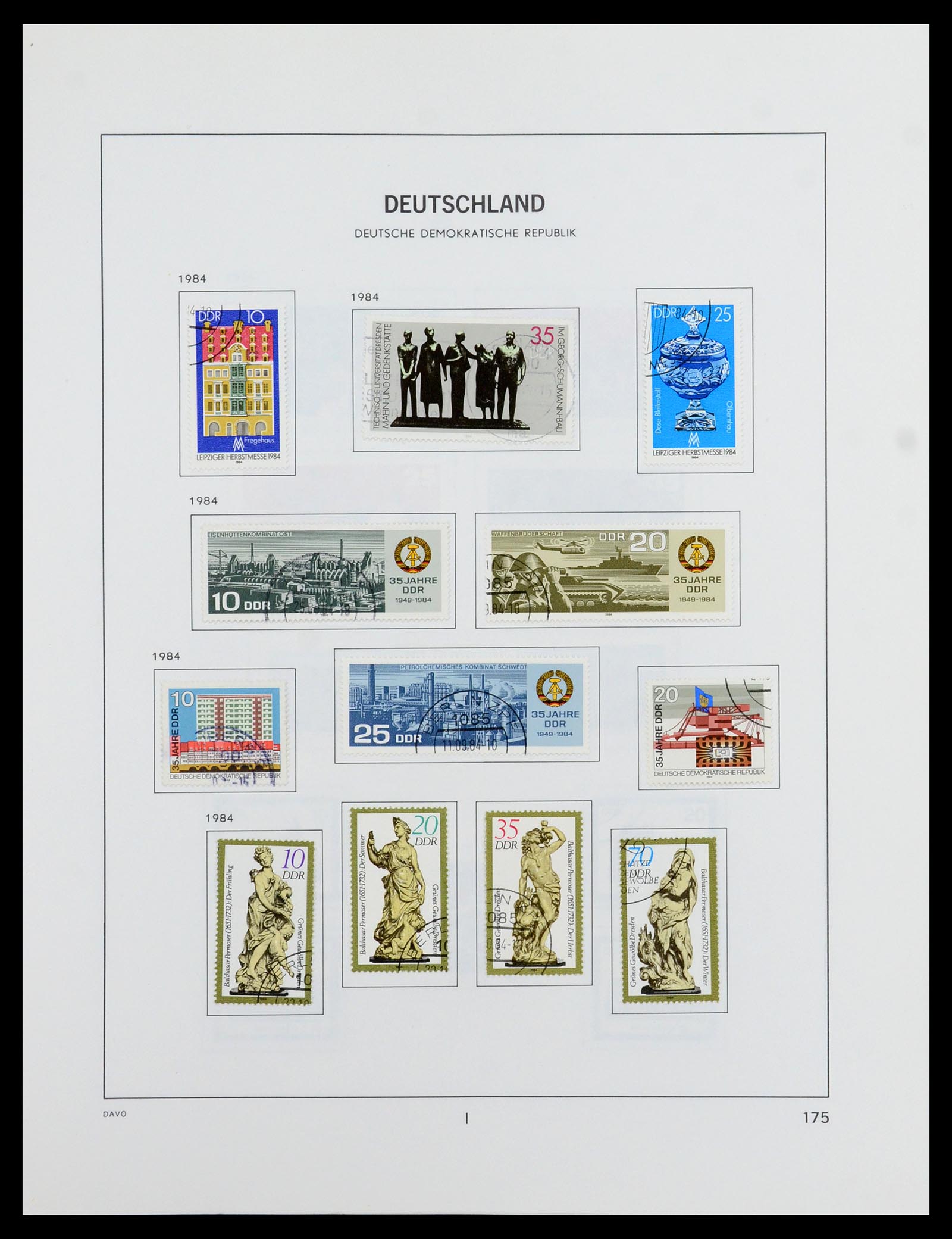 35827 189 - Stamp Collection 35827 Sovietzone and GDR 1945-1990.